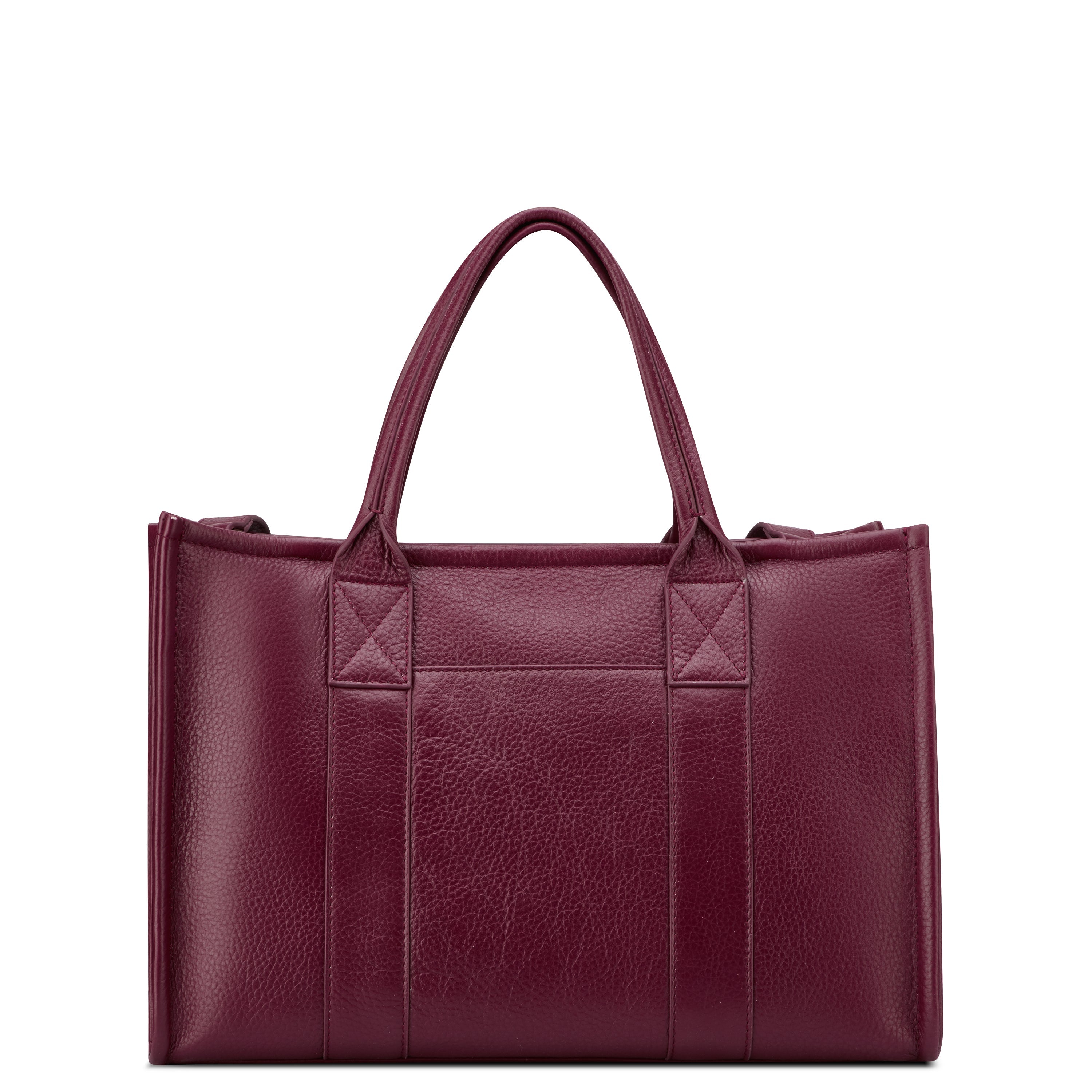 delsey-paris-le-cuir-graine-handtasche-burgundy-leder image 7