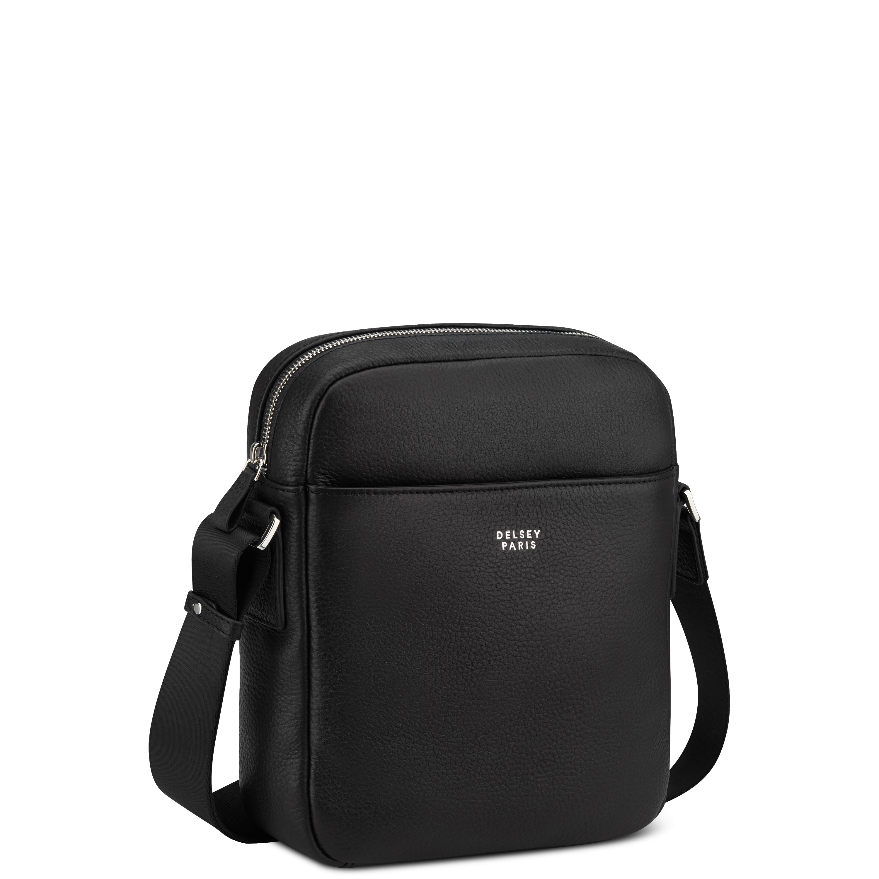 delsey-le-cuir-lisse-umh-ngetasche-schwarz-leder-crossbody image 2