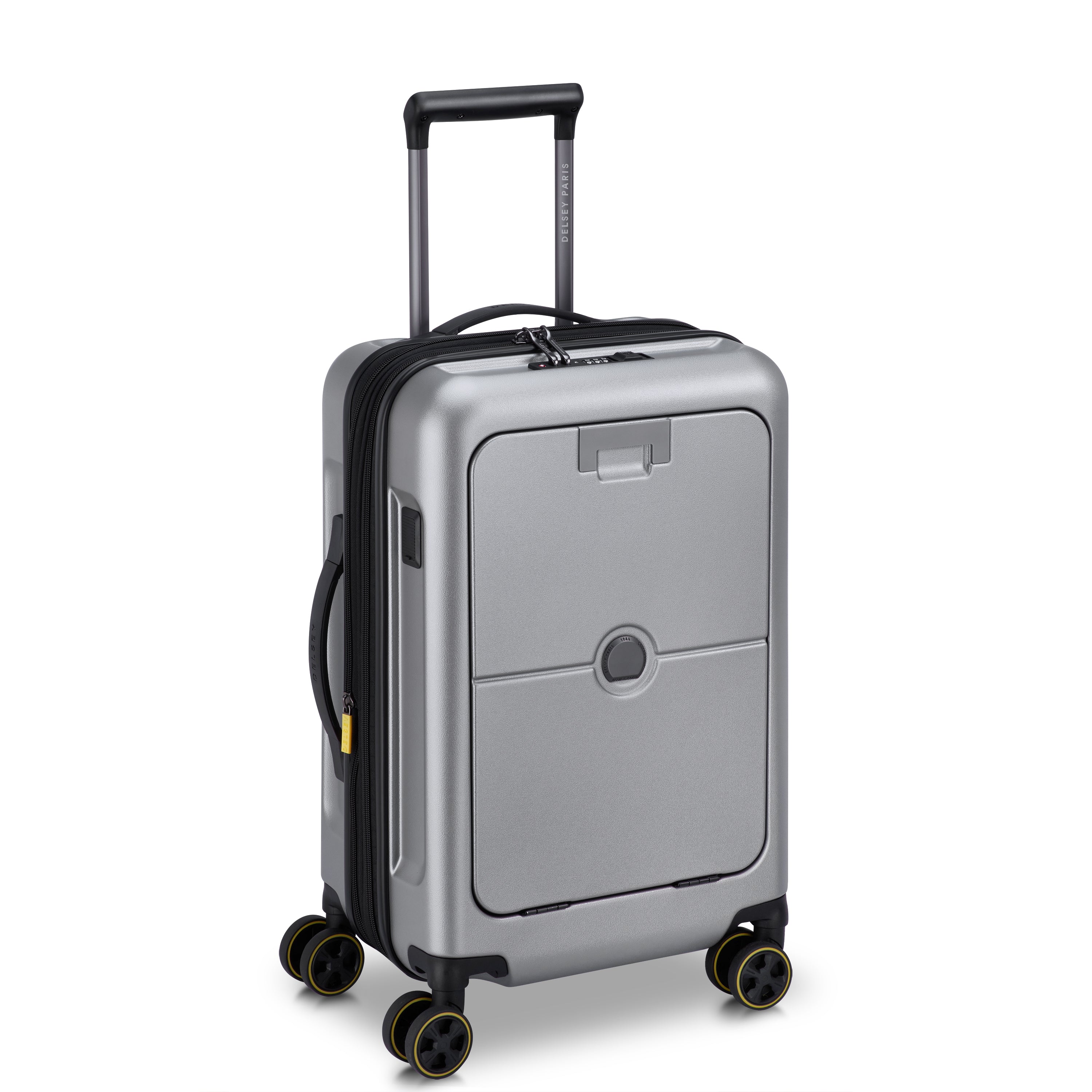 delsey-turenne-2-0-55-cm-kabinenkoffer-silber-erweiterbar image 2