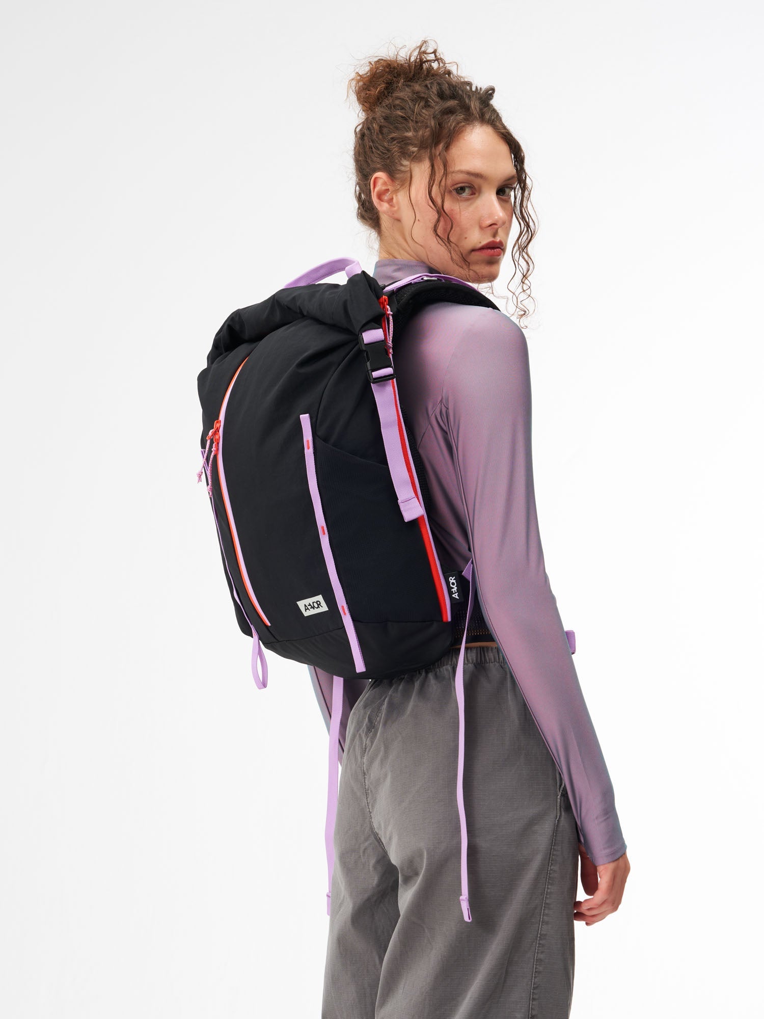 aevor-active-pack-rucksack-dual-dip-violet-rush-laptop image 2