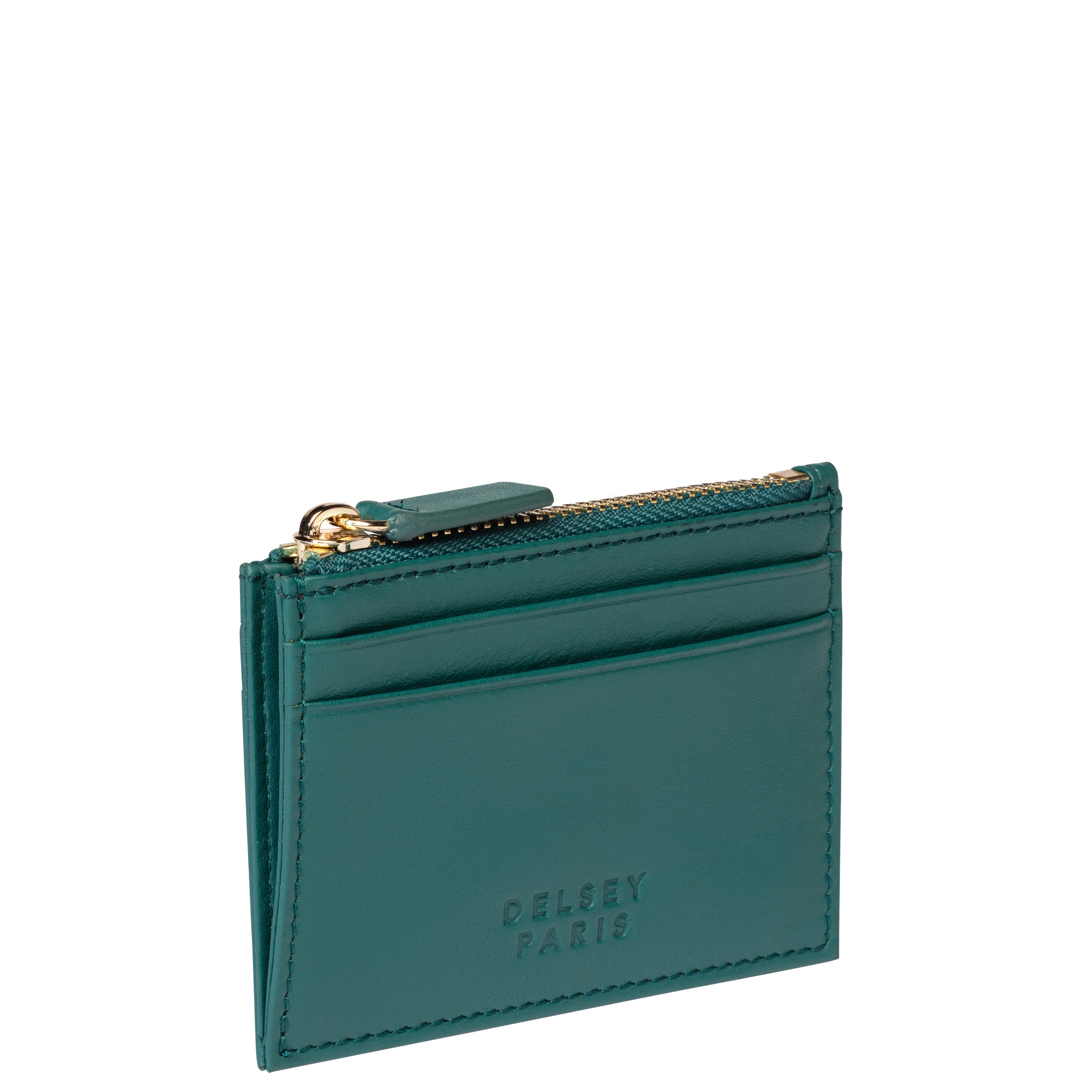 delsey-le-cuir-lisse-kartenetui-gr-n-leder image 2