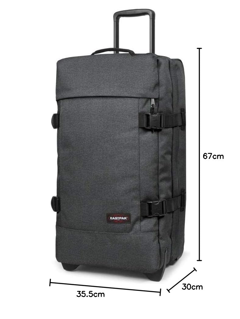 eastpak-tranverz-m-koffer-78-l-black-denim-tsa image 7