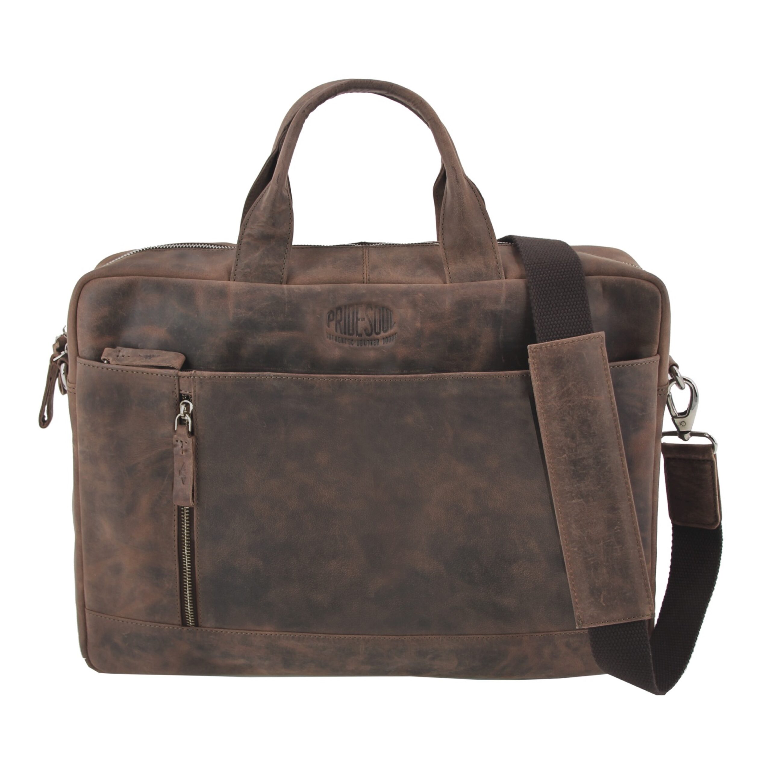 alumaxx-raily-laptoptasche-15-zoll-braun-ledertasche image 2