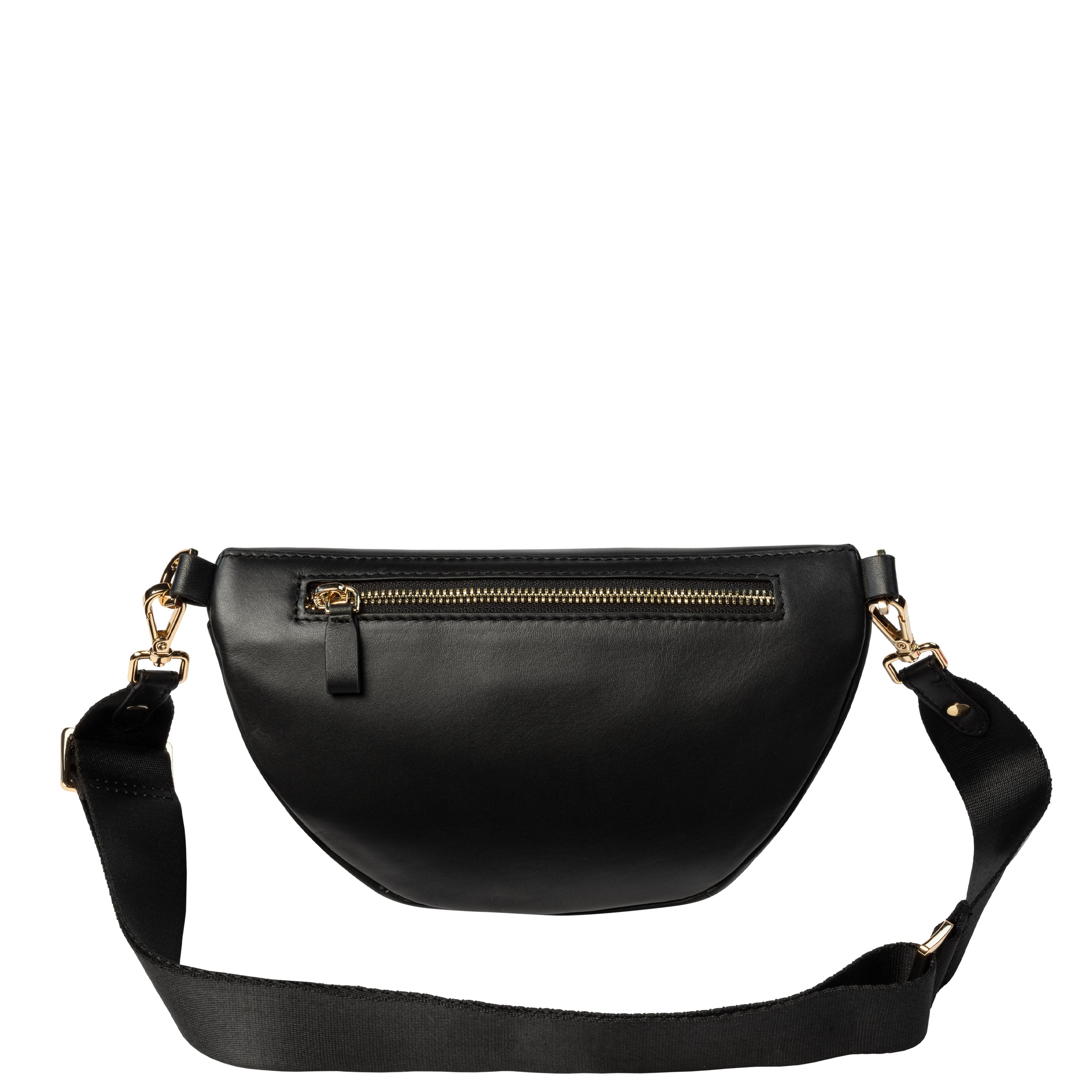 delsey-le-cuir-lisse-bauchtasche-schwarz-leder image 8