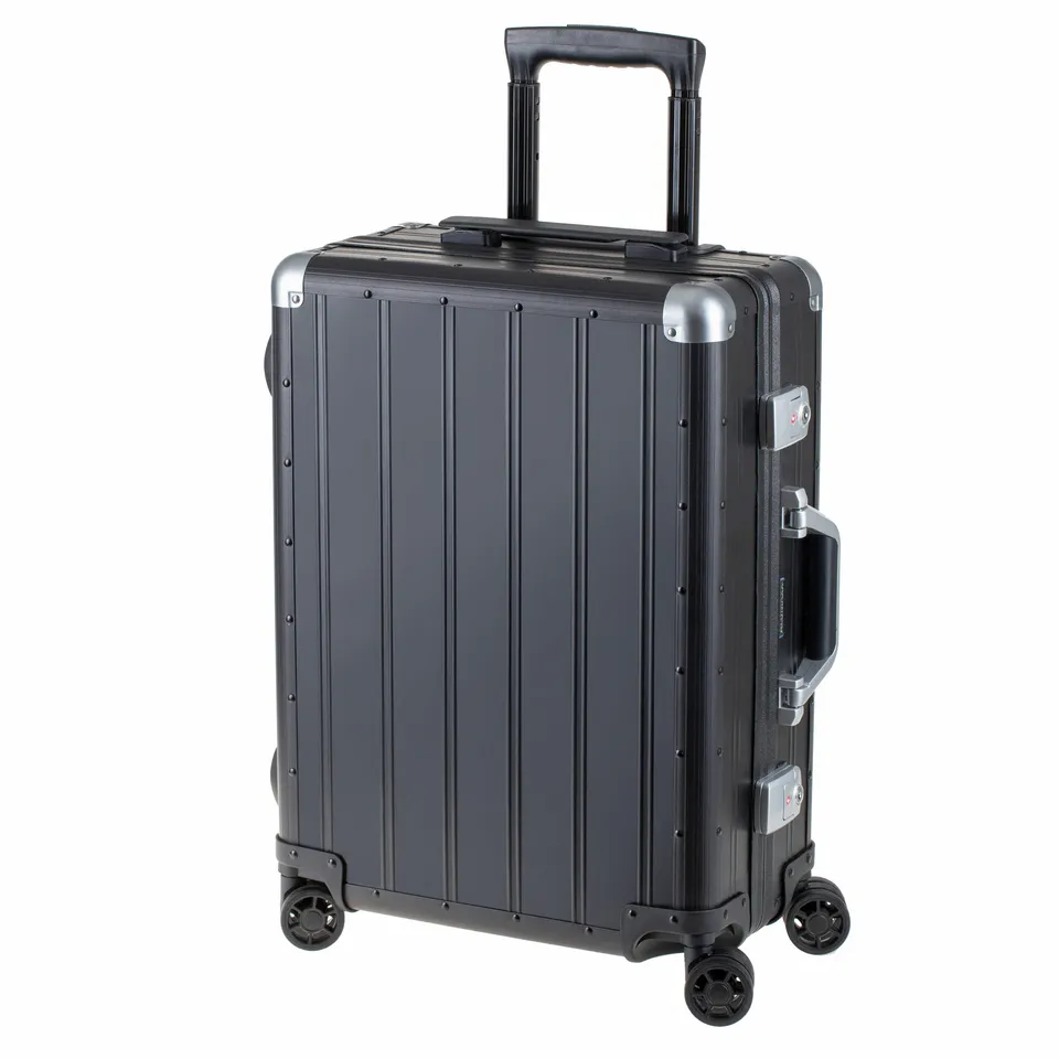 alumaxx-orbit-reisetrolley-aluminium-schwarz-matt-handgep-ck image 1