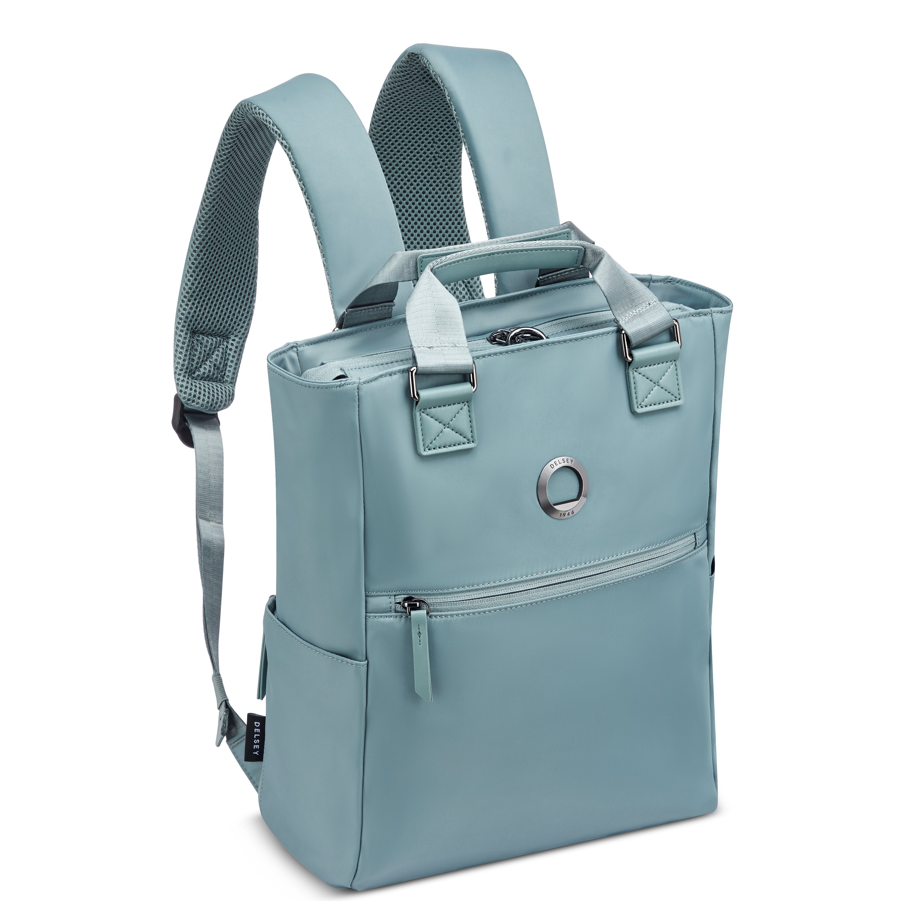 delsey-victoire-tote-rucksack-17l-salbeigr-n-laptop image 2