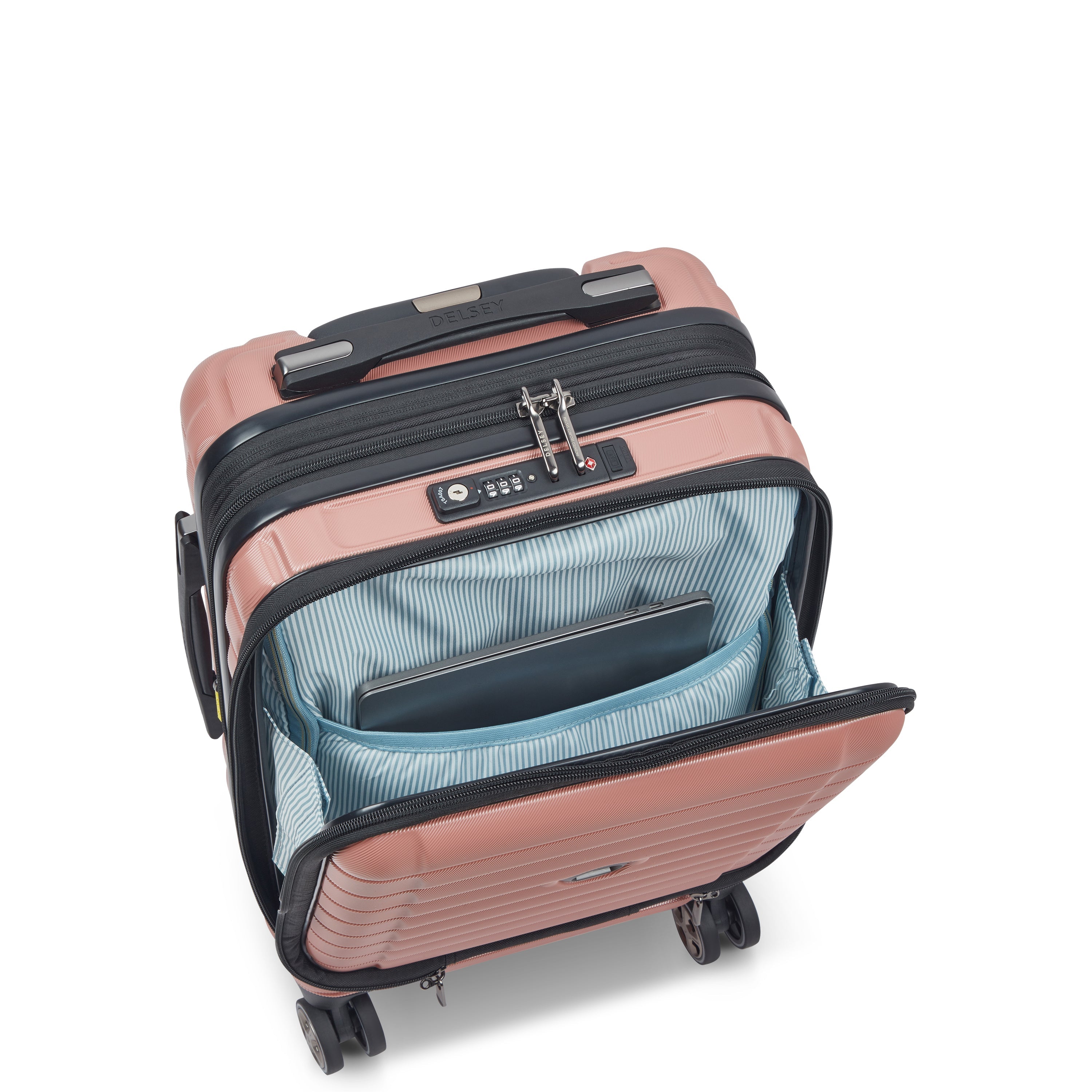 delsey-paris-shadow-5-0-kabinenkoffer-55-cm-rosa-erweiterbar image 8