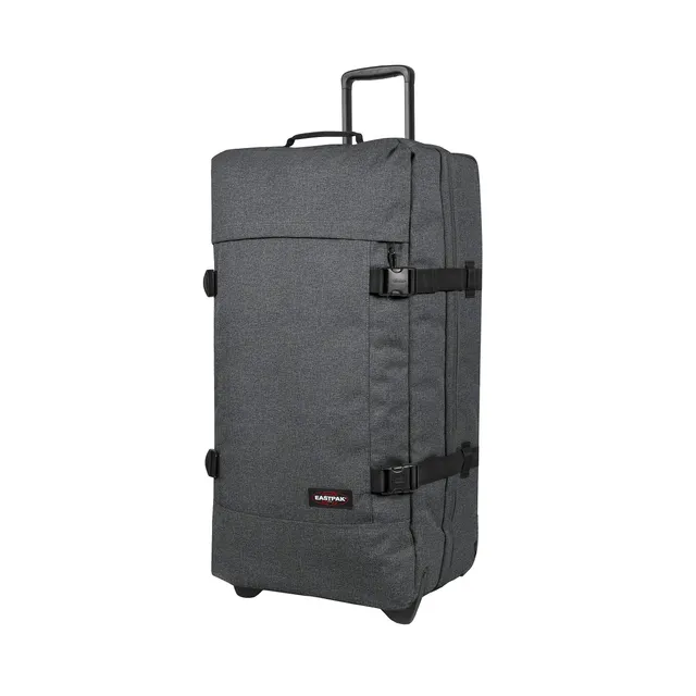 eastpak-tranverz-l-koffer-79cm-121l-black-denim-trolley image 1