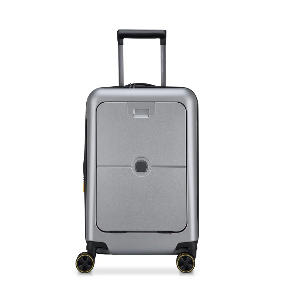 delsey-turenne-2-0-55-cm-kabinenkoffer-silber-erweiterbar image 1
