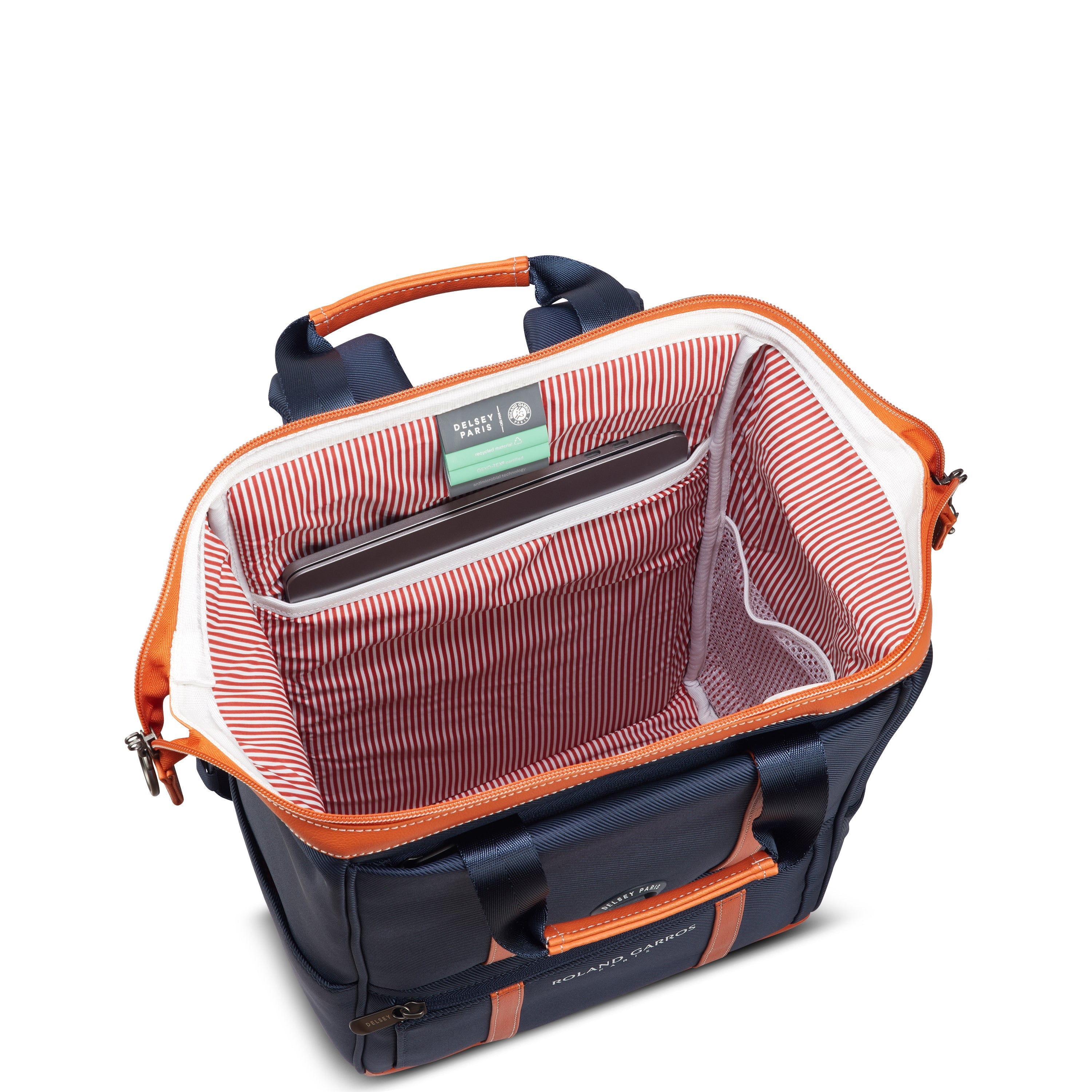delsey-cadence-soft-rucksack-26l-navy-laptop image 3