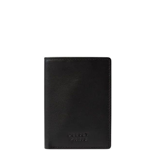delsey-paris-le-cuir-lisse-geldb-rse-schwarz-leder image 1