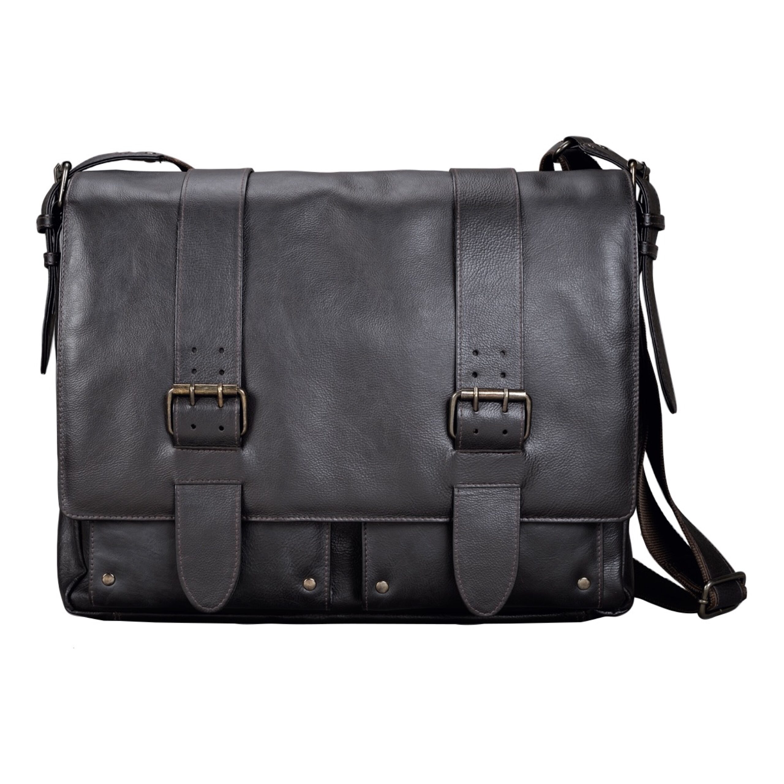 alumaxx-tank-umh-ngetasche-dunkelbraun-leder-laptopfach image 1