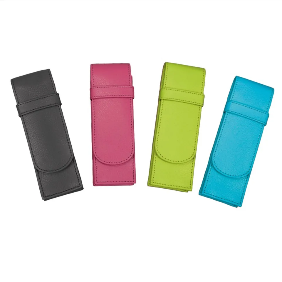 alumaxx-schreibger-teetuis-etui-schwarz-leder-f-r-2-stifte image 1