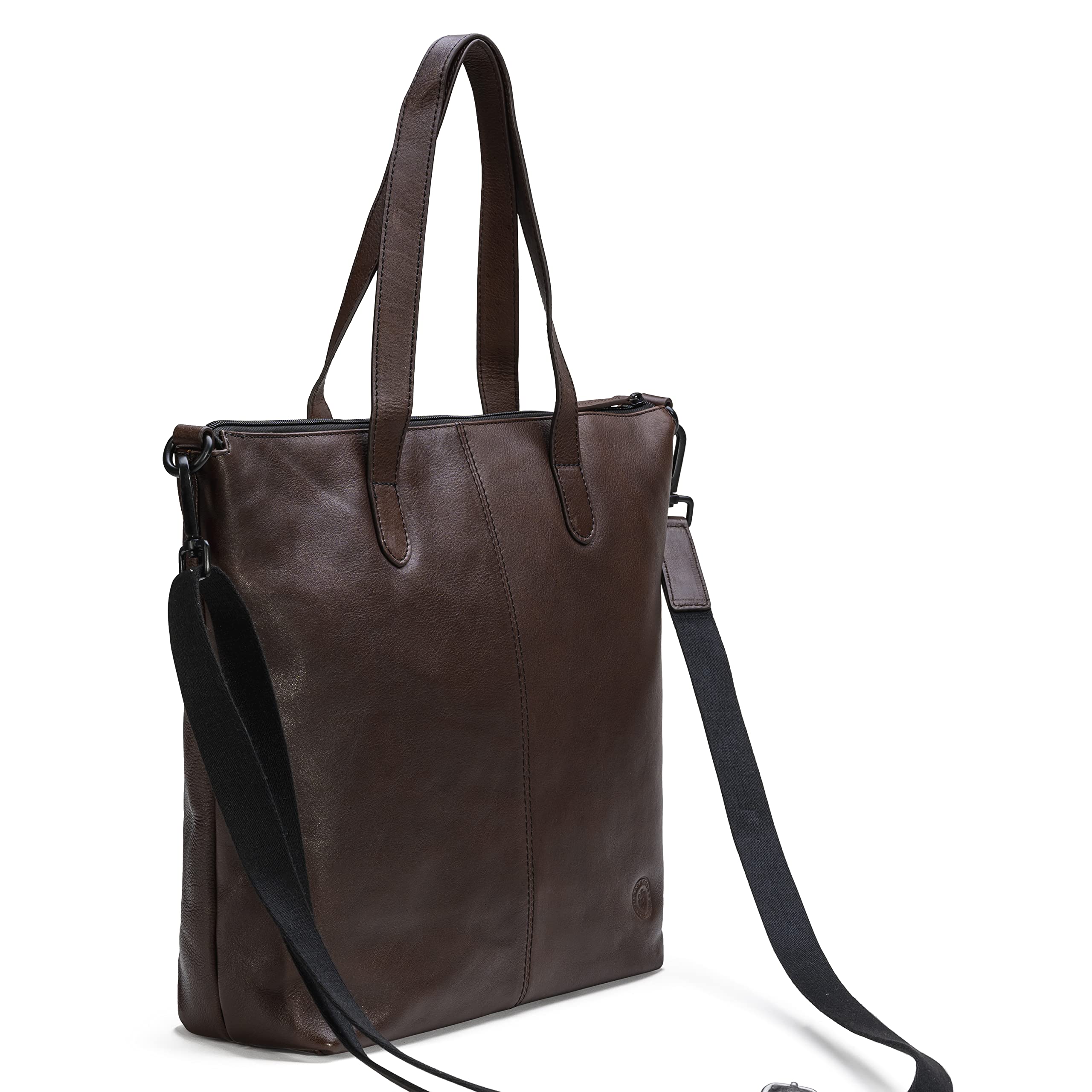 farmhood-memphis-schultertasche-shopper-leder-xl-dunkelbraun image 4