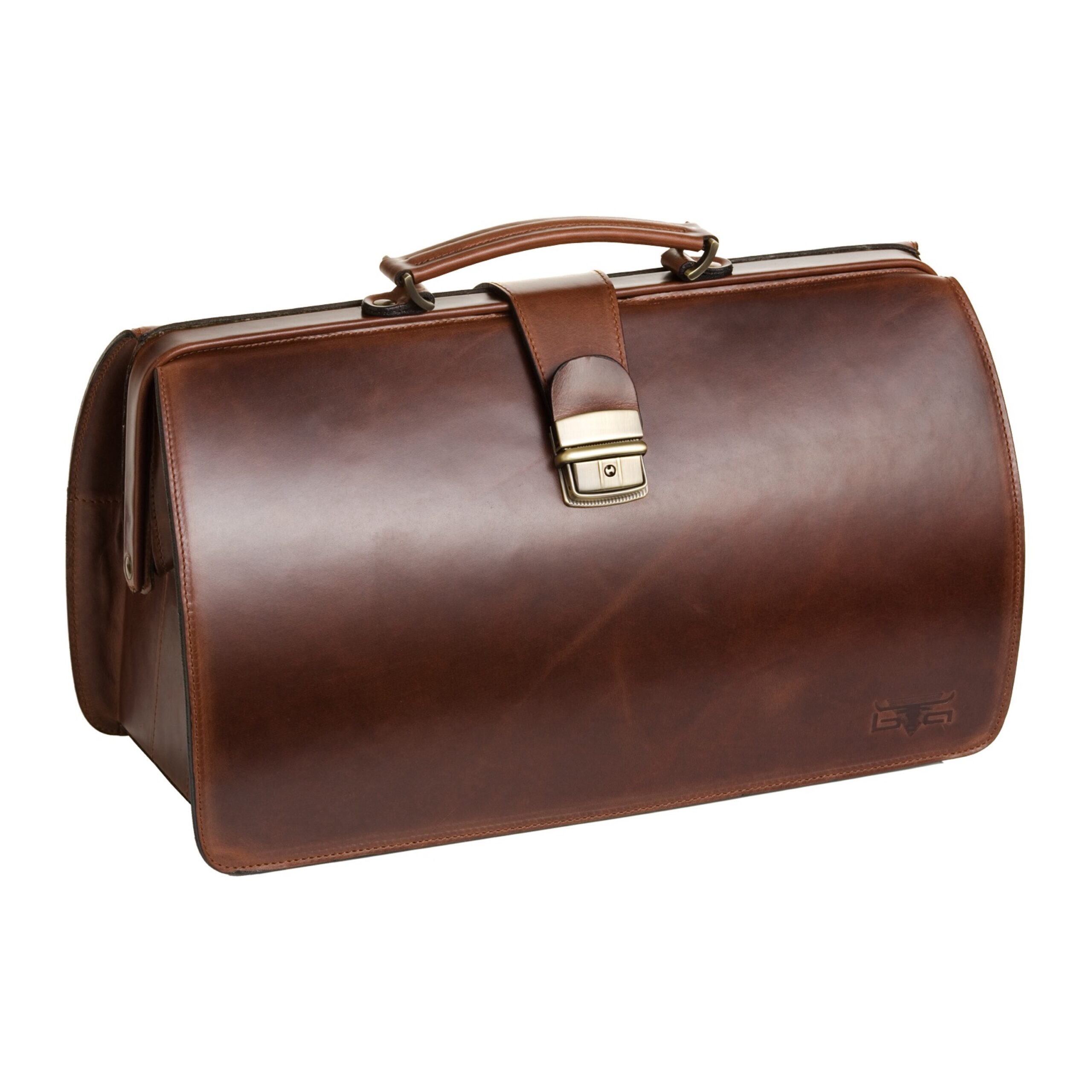 alumaxx-heston-doktorentasche-leder-dunkelbraun-matt-schloss image 1
