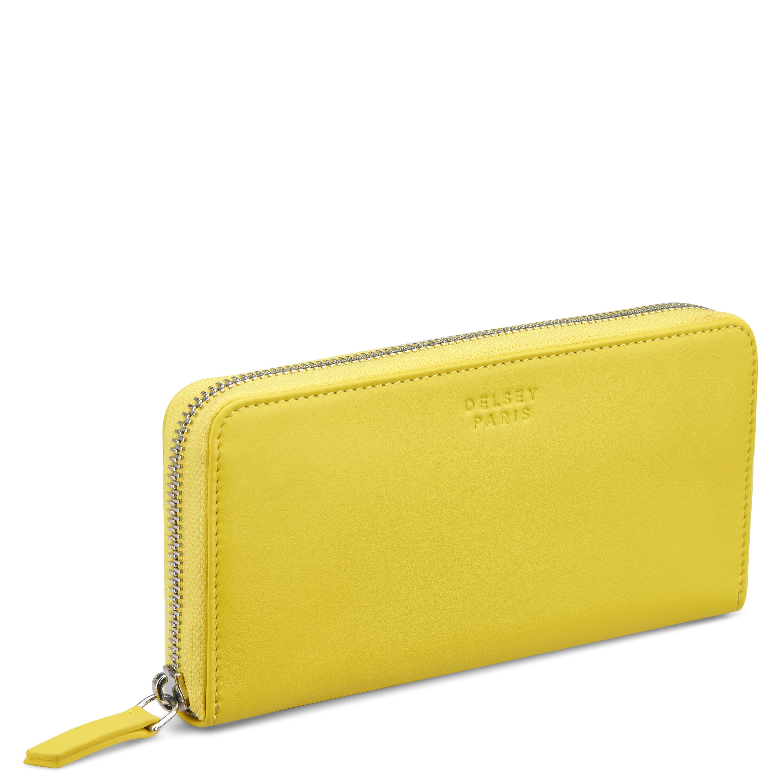 delsey-le-cuir-lisse-geldb-rse-gelb-leder image 6