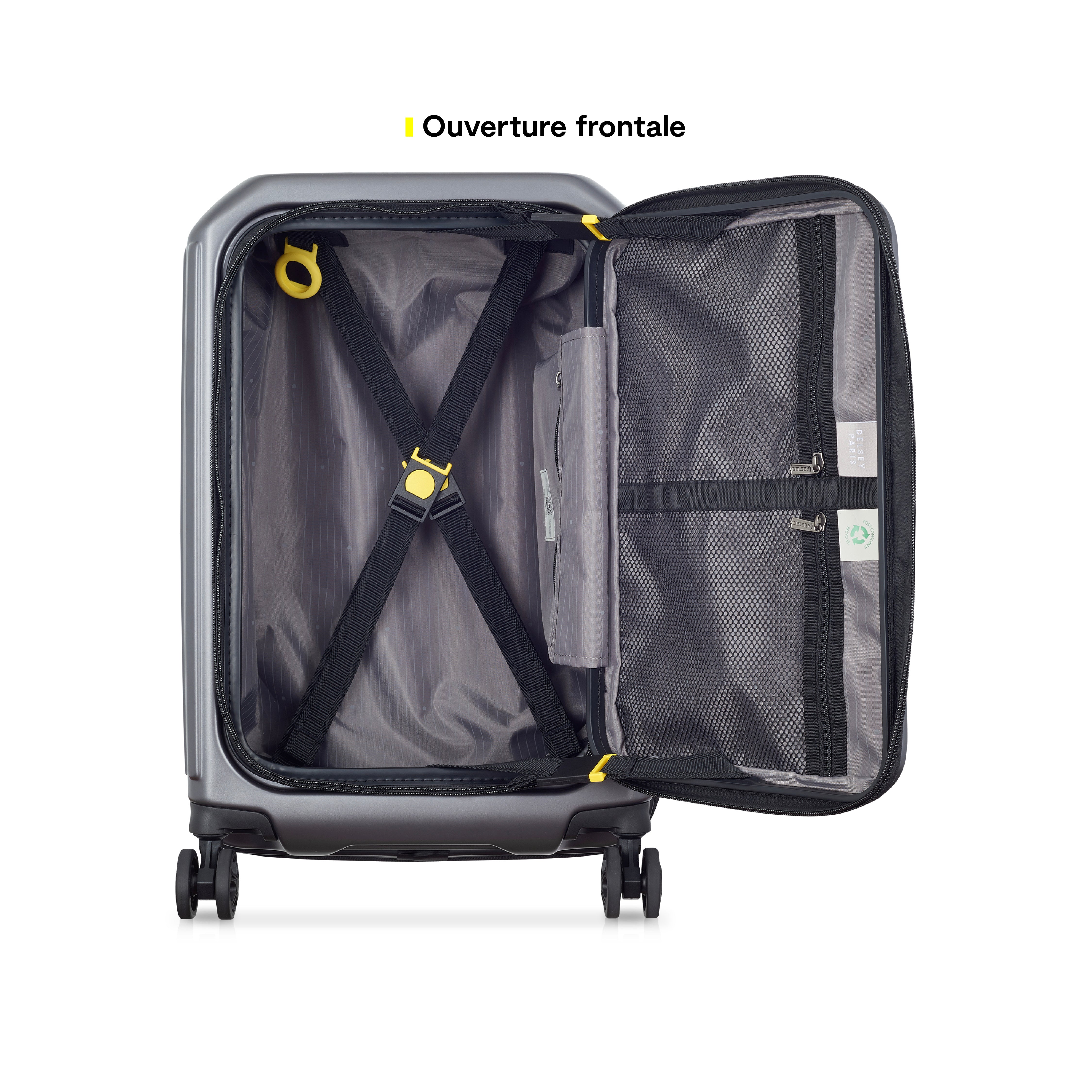 delsey-brochant-3-securitime-zip-kabinenkoffer-55-cm-anthrazit-erweiterbar image 8