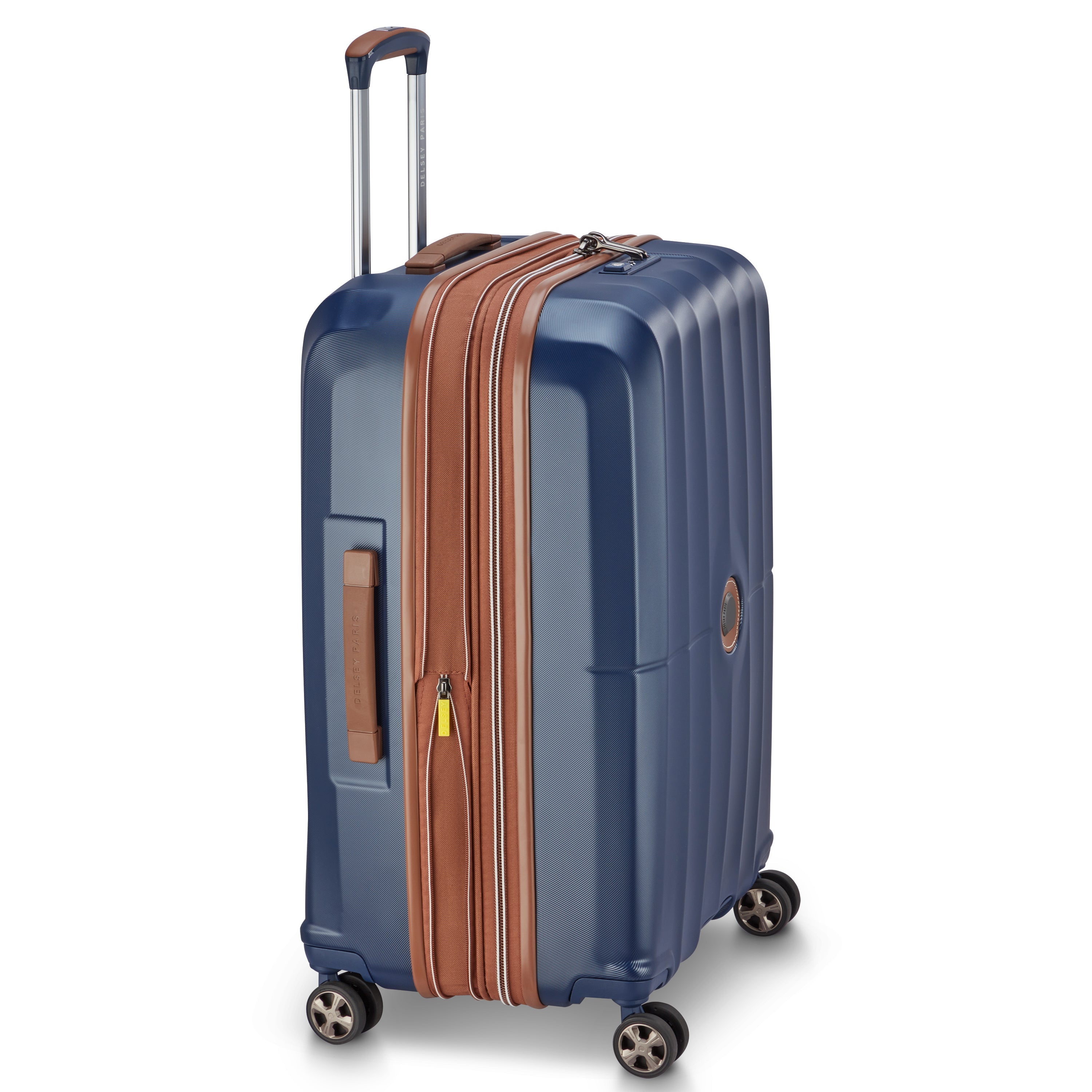 delsey-carrousel-2-koffer-67-5-cm-blau-erweiterbar-hartschale image 6