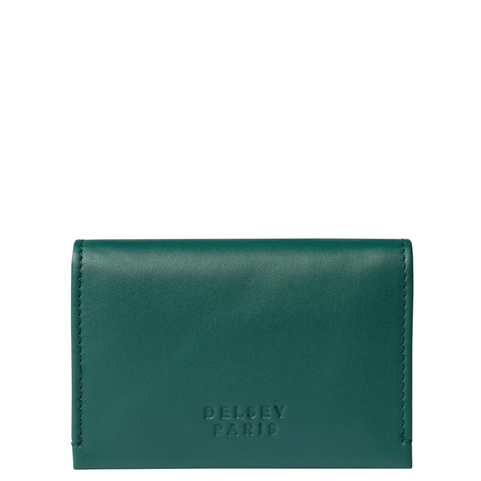 delsey-le-cuir-lisse-geldb-rse-gr-n-leder-premium-2 image 1