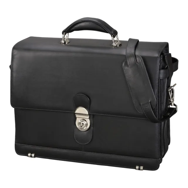 alumaxx-monza-aktentasche-leder-schwarz-15-zoll-laptop image 1