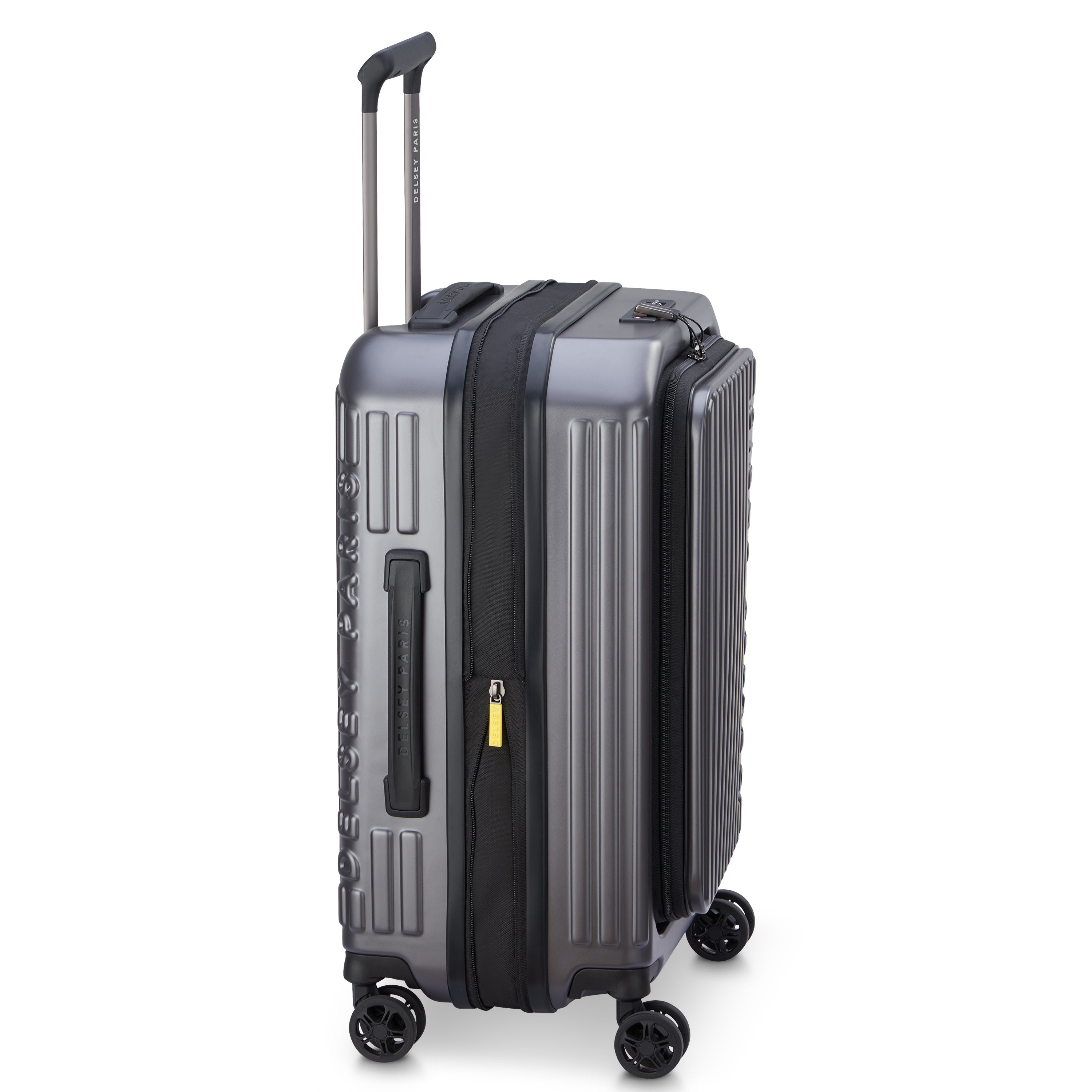 delsey-brochant-3-securitime-zip-kabinenkoffer-55-cm-anthrazit-erweiterbar image 5