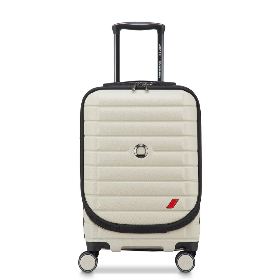 delsey-elegance-kabinenkoffer-55-cm-ivory-erweiterbar image 1