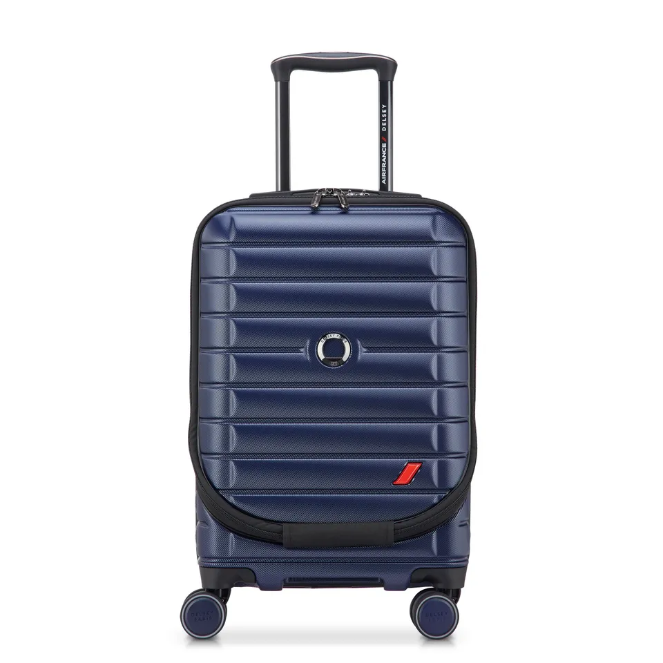 delsey-paris-elegance-kabinenkoffer-55-cm-blau-erweiterbar image 1
