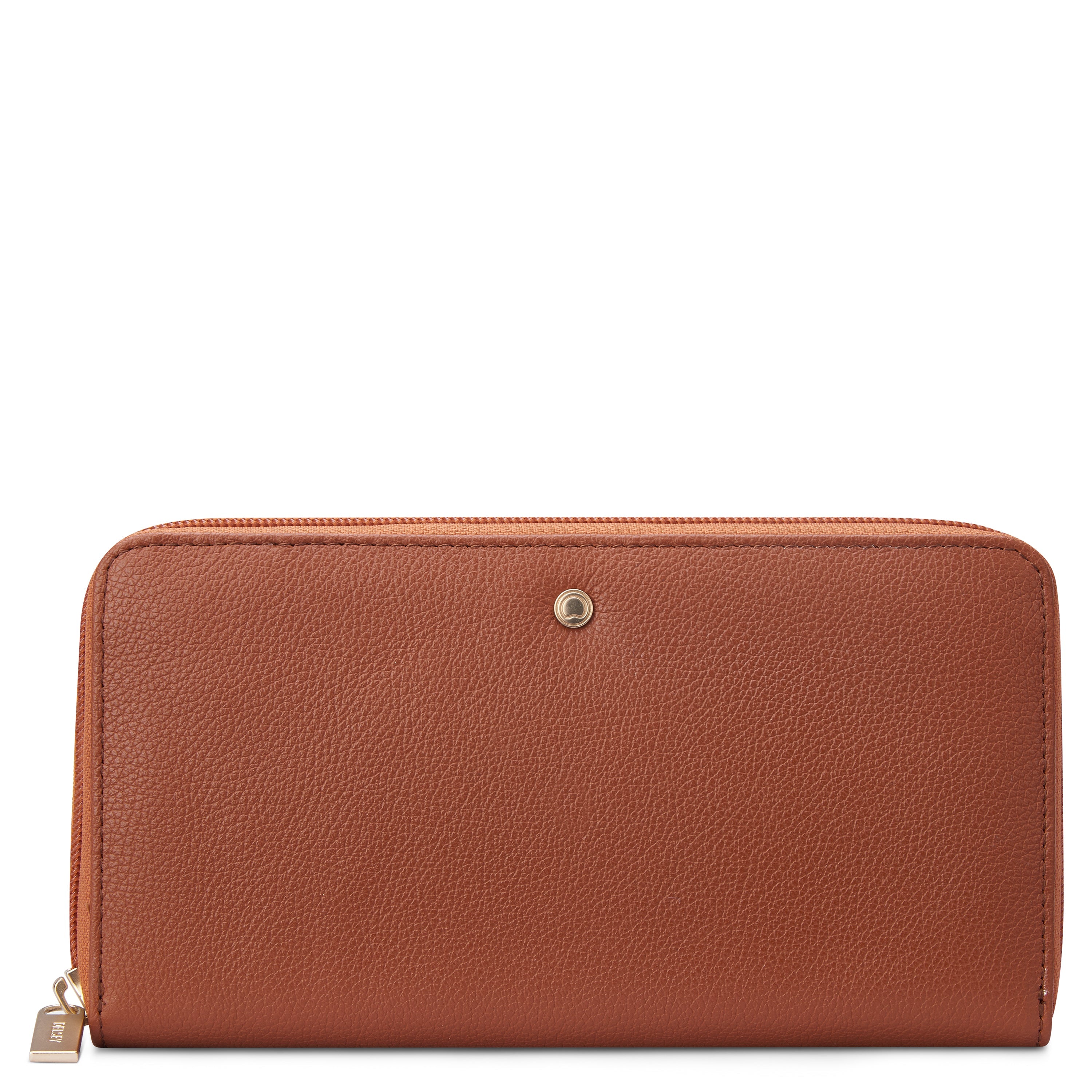 delsey-paris-le-cuir-lisse-francoeur-geldb-rse-orange image 1