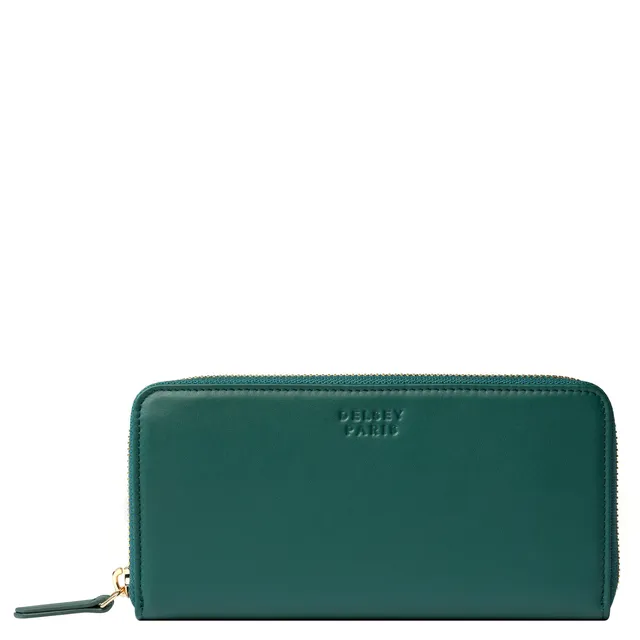 delsey-le-cuir-lisse-geldb-rse-gr-n-leder image 1