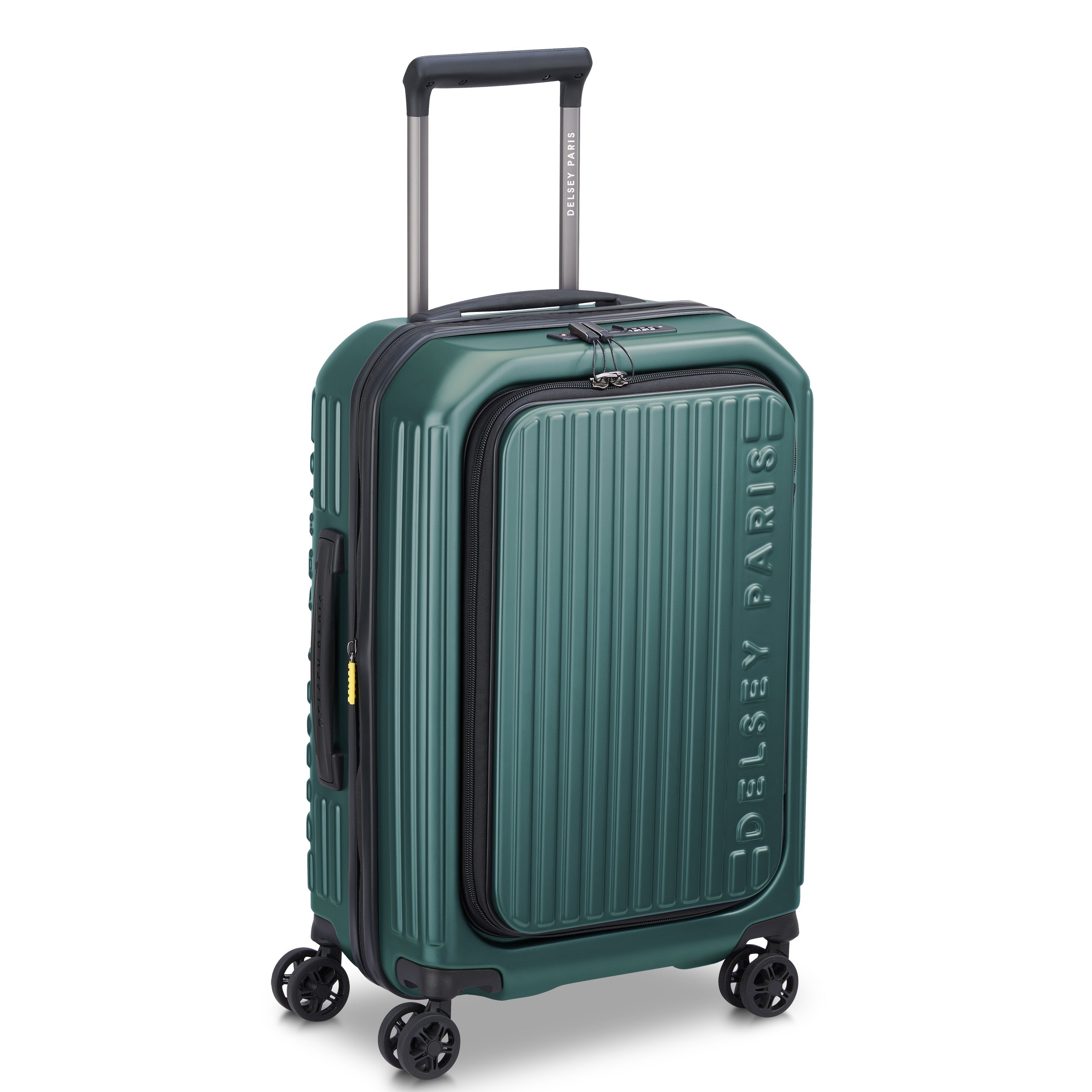 delsey-securitime-zip-kabinenkoffer-55-cm-deep-green image 2
