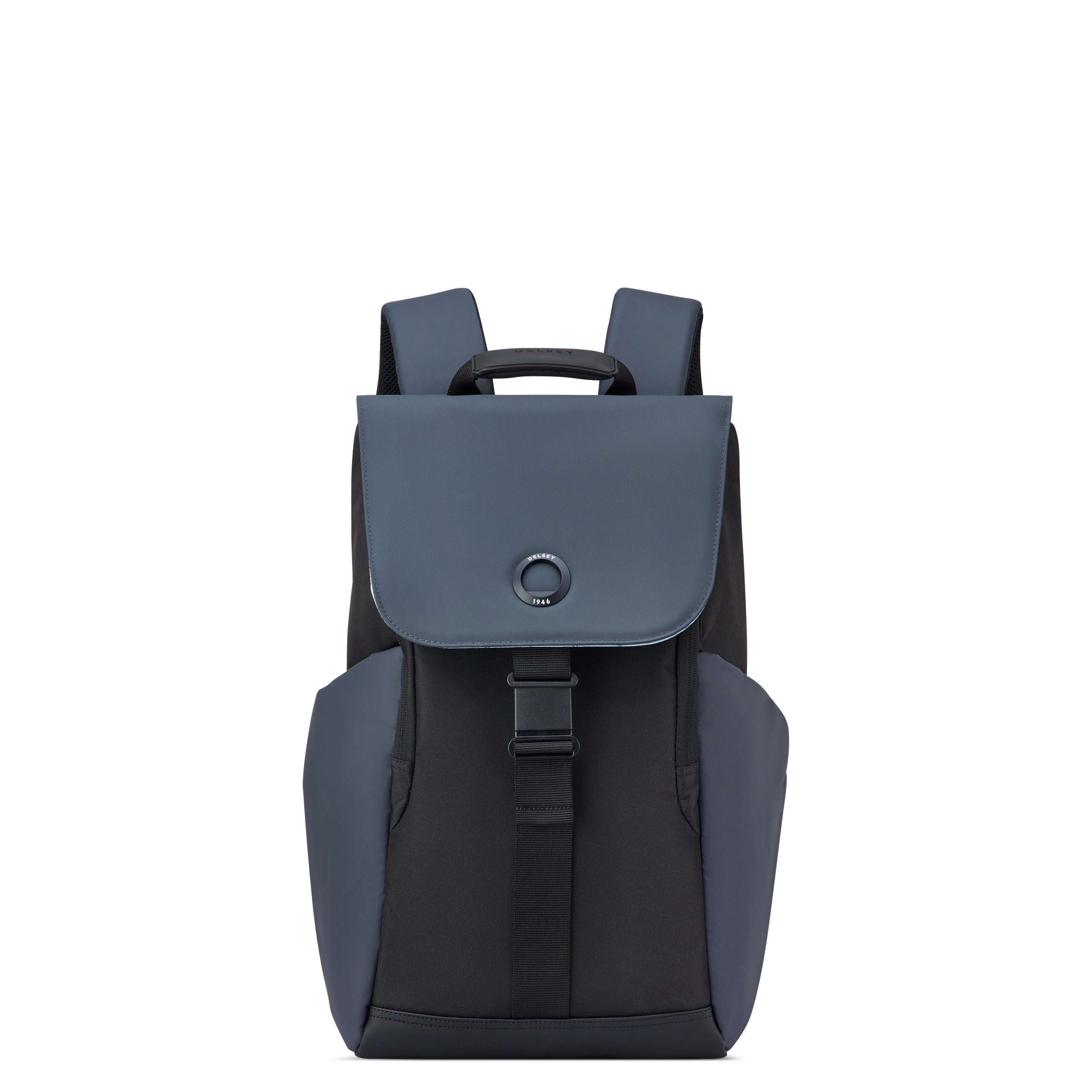 delsey-securflap-flap-rucksack-22l-schwarz-laptop image 1