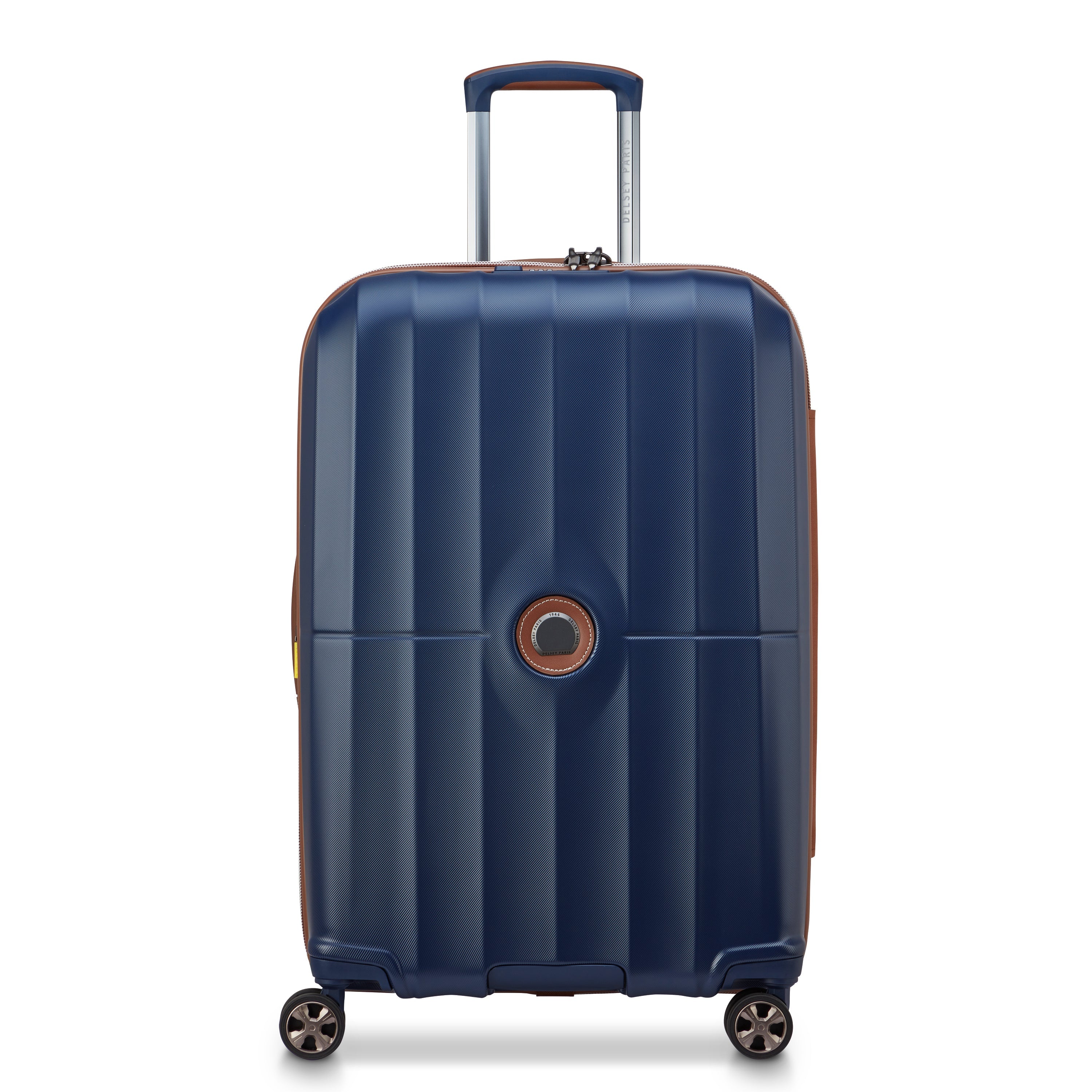 delsey-carrousel-2-koffer-67-5-cm-blau-erweiterbar-hartschale image 1