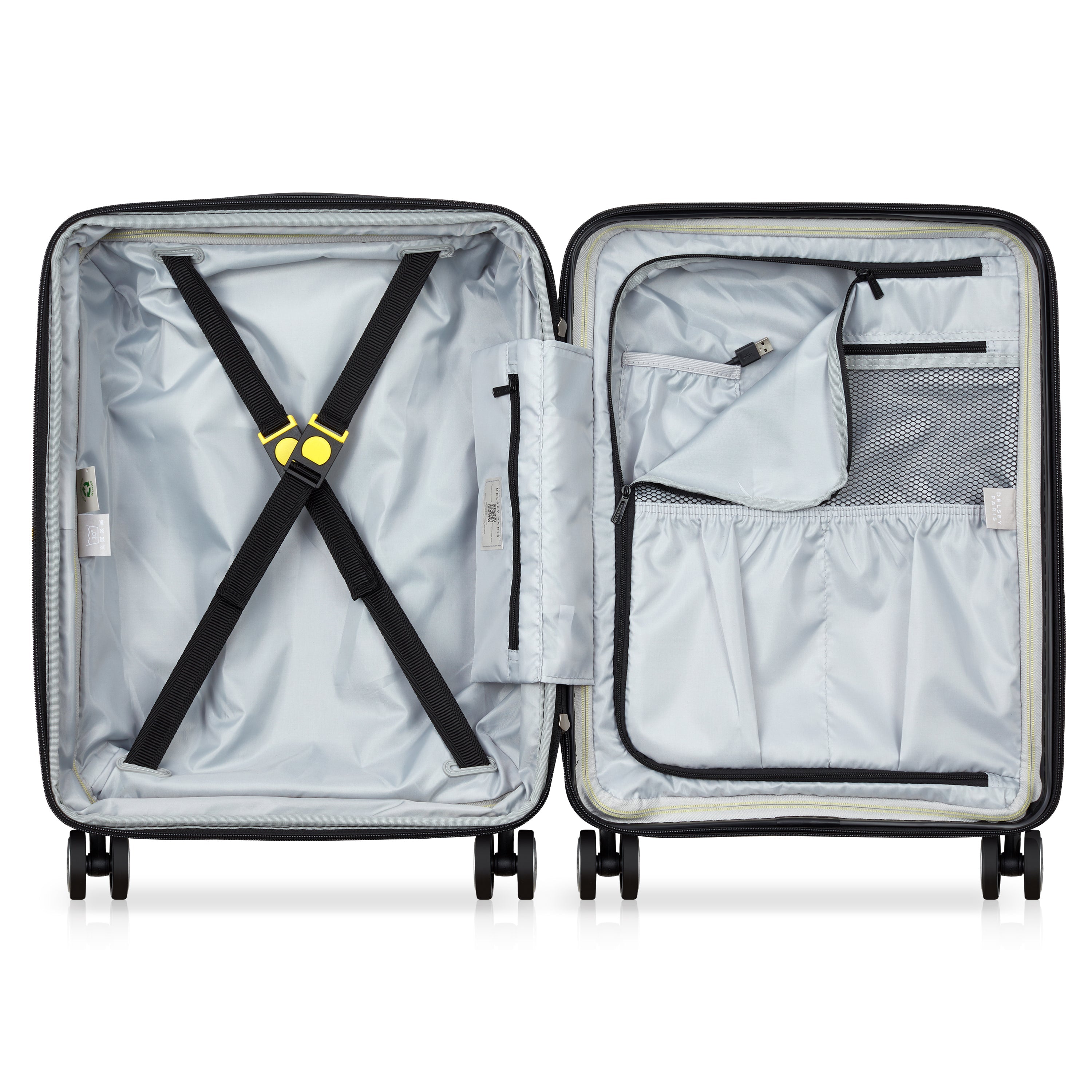 delsey-brochant-3-shadow-5-0-kabinenkoffer-55-cm-ivory-erweiterbar image 3