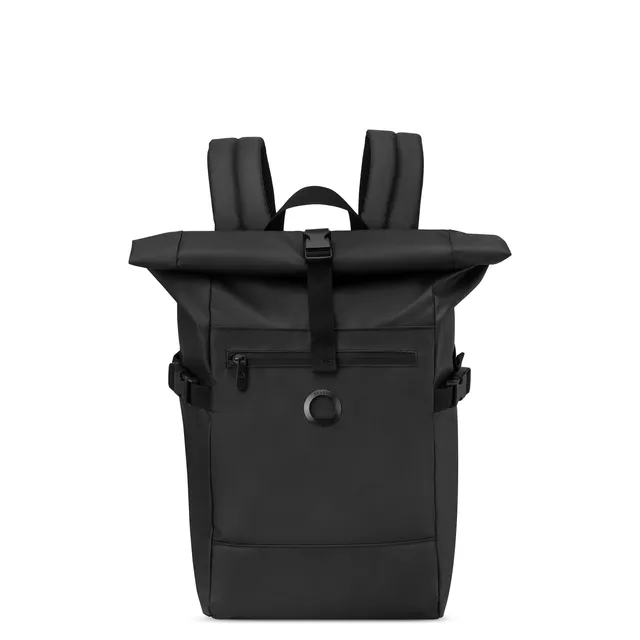 delsey-paris-element-2-0-rucksack-32l-schwarz-roll-top-laptop image 1