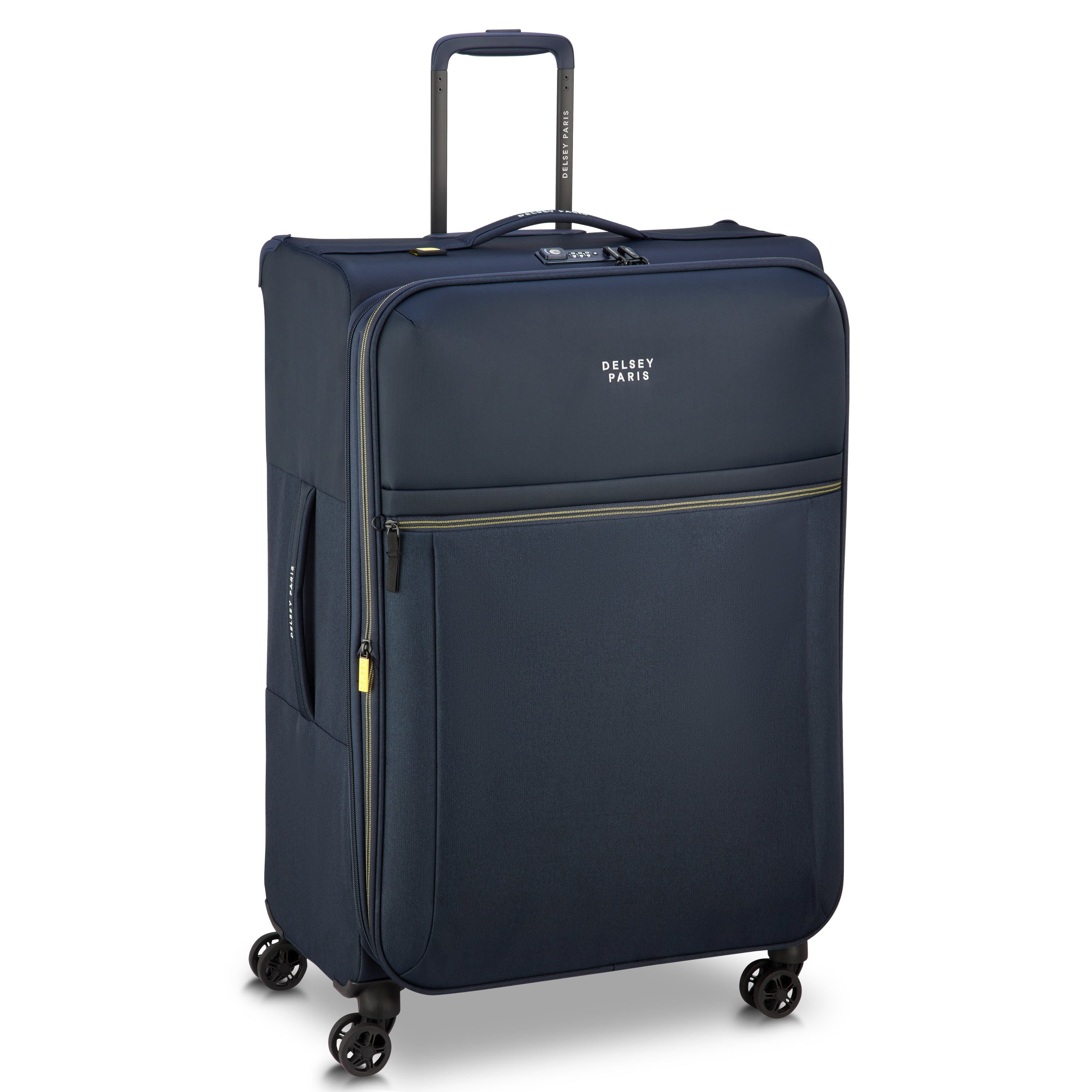 delsey-paris-brochant-3-koffer-78-cm-marineblau-erweiterbar image 2