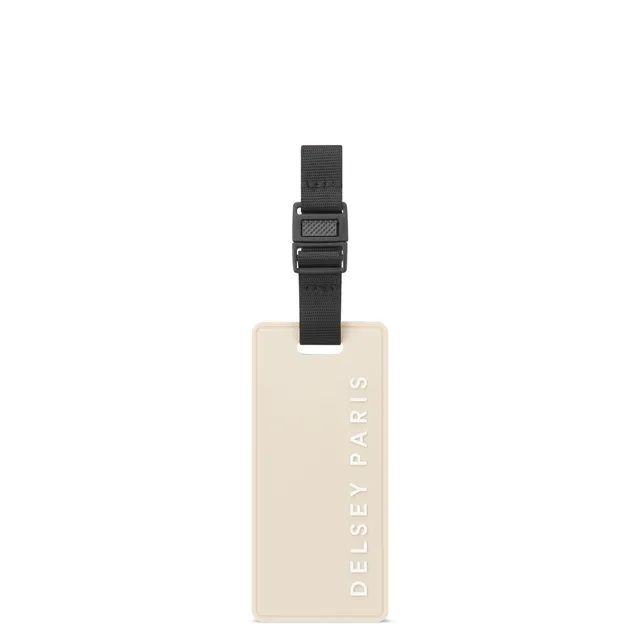 delsey-le-cuir-lisse-kofferanh-nger-beige-leder-adressanh-nger image 1