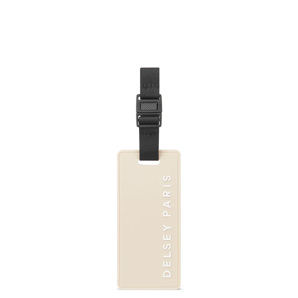 delsey-le-cuir-lisse-kofferanh-nger-beige-leder-adressanh-nger image 1
