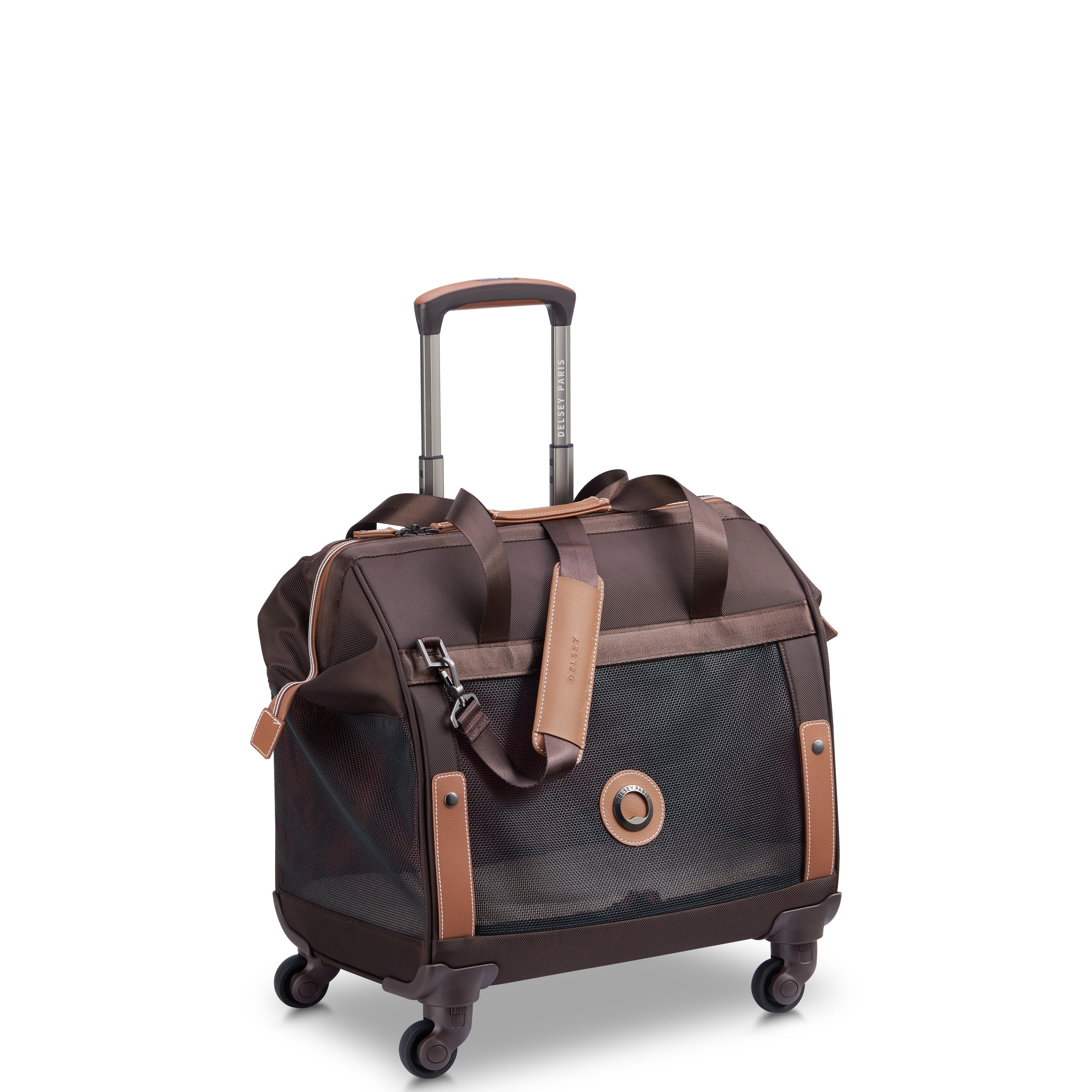 delsey-chatelet-air-2-0-trolley-tiertransporttasche-braun image 2