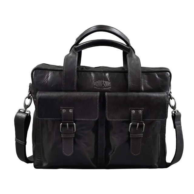 alumaxx-real-me-laptoptasche-15-zoll-schwarz-leder image 1