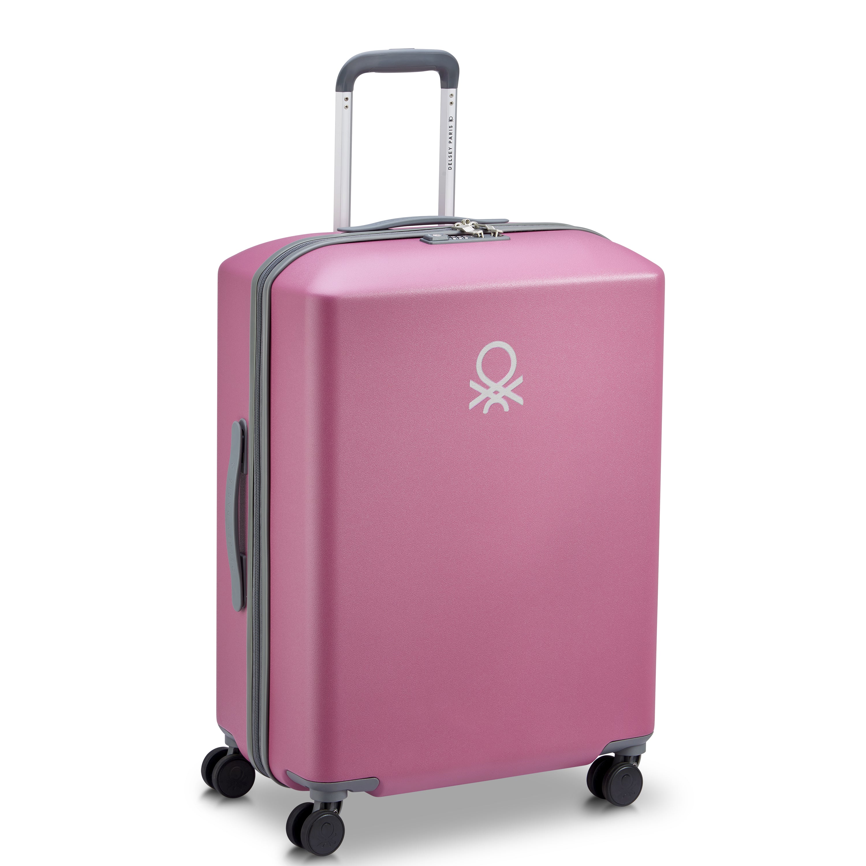 delsey-ucb-hardside-koffer-65-5cm-rosa-mittel-check-in image 2