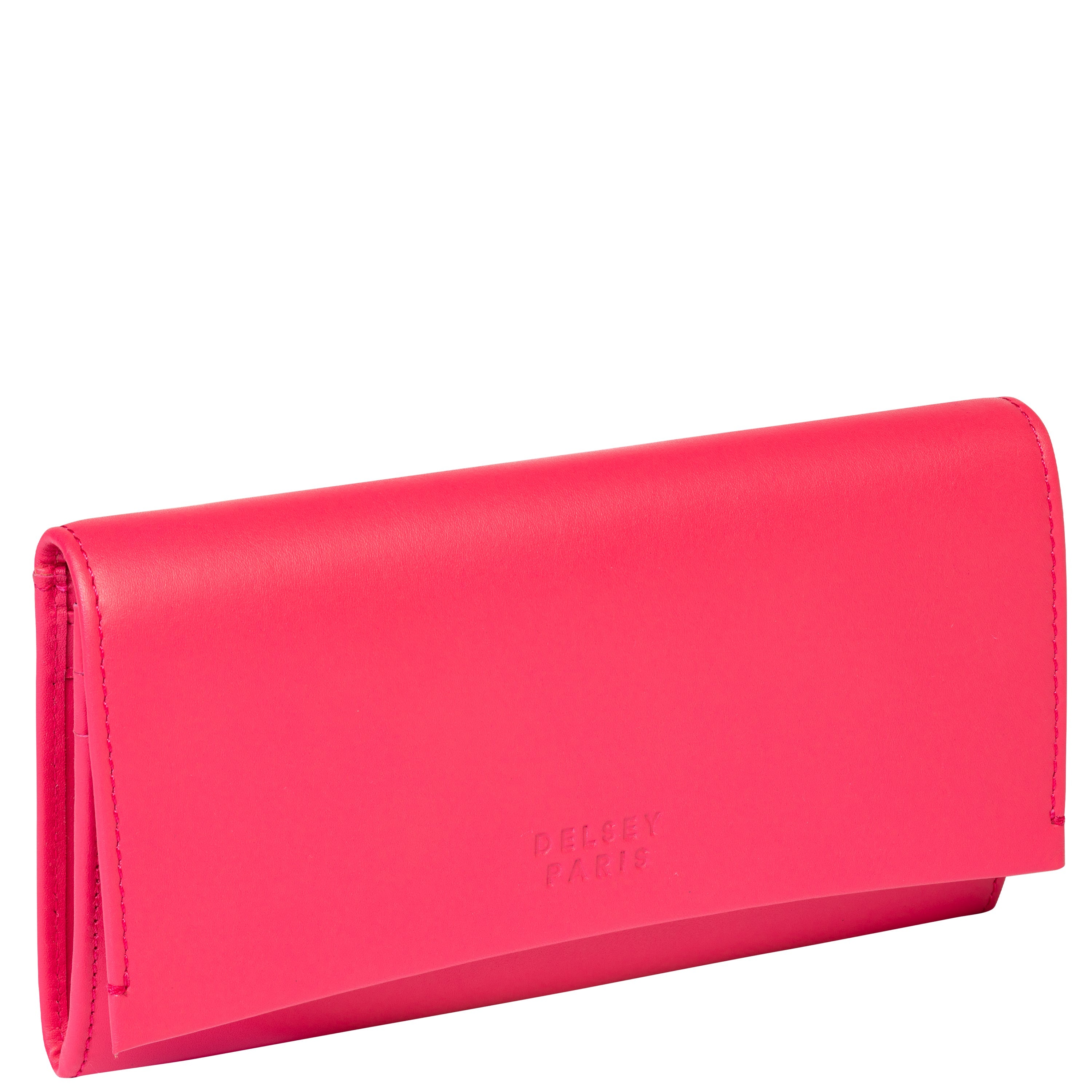 delsey-le-cuir-lisse-geldb-rse-rosa-leder-damen image 2