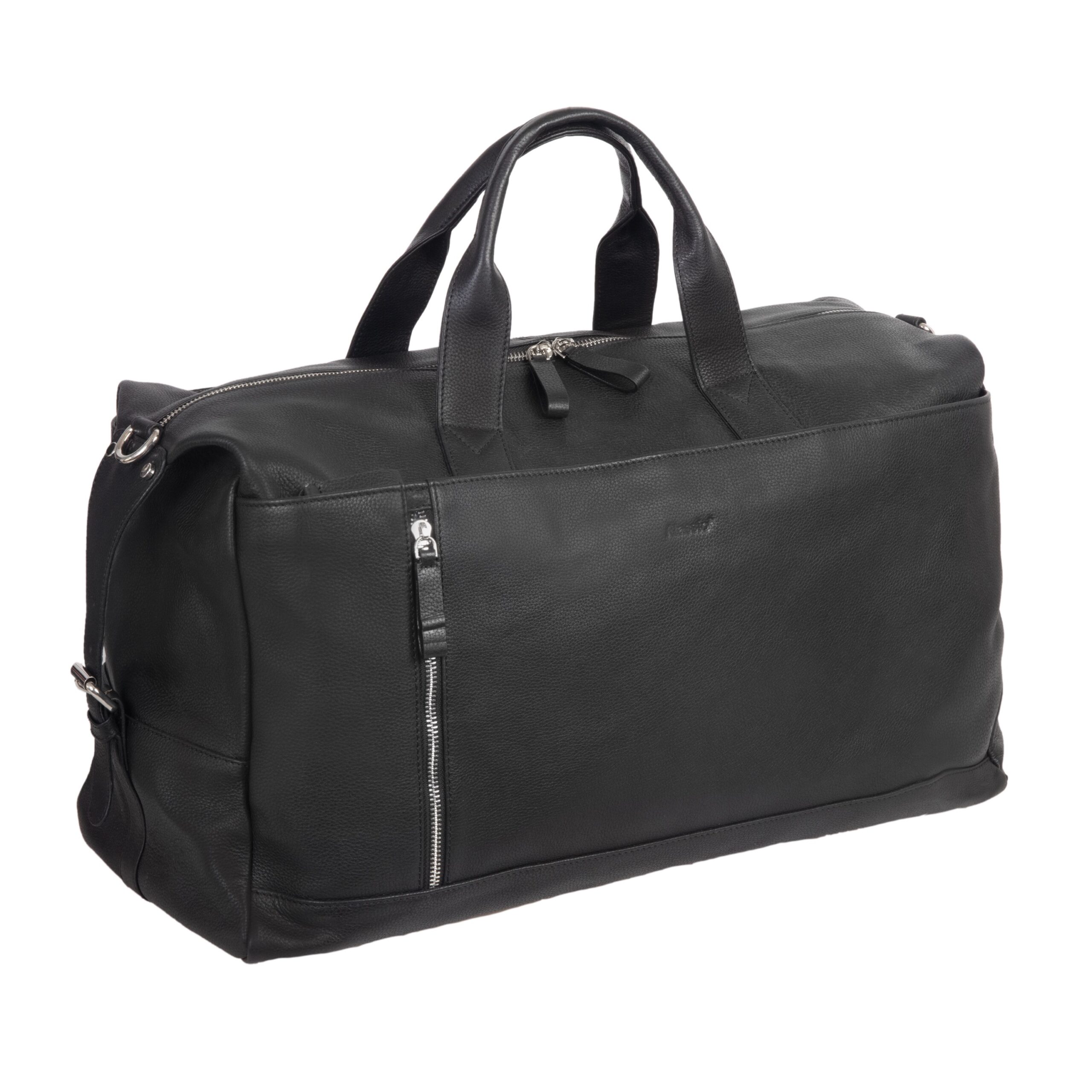 alumaxx-weekender-toro-reisetasche-schwarz-leder image 1