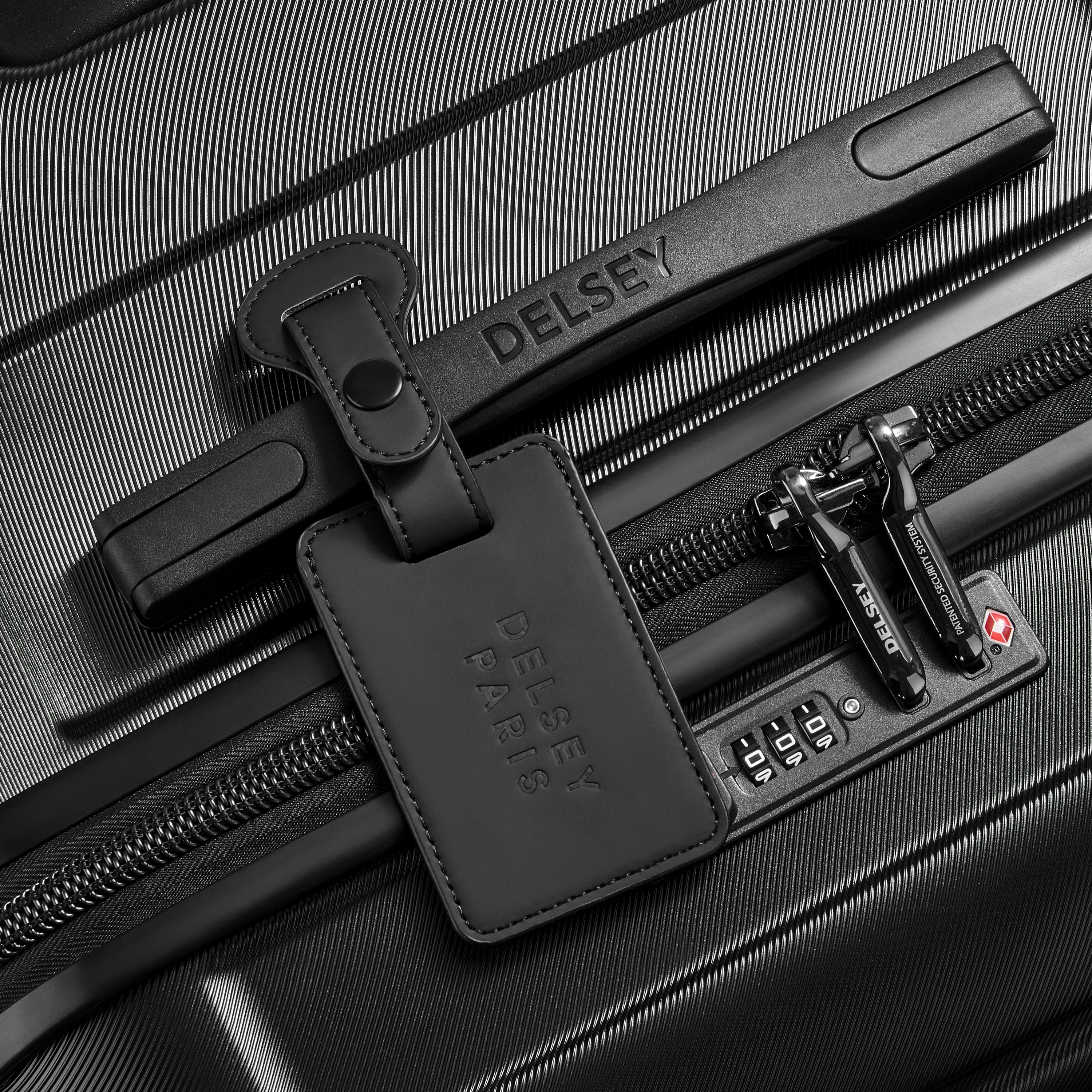 delsey-le-cuir-lisse-travel-kofferanh-nger-schwarz-leder image 3