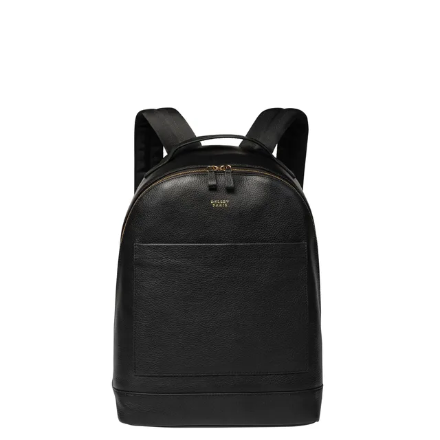 delsey-le-cuir-graine-lederrucksack-21l-schwarz image 1