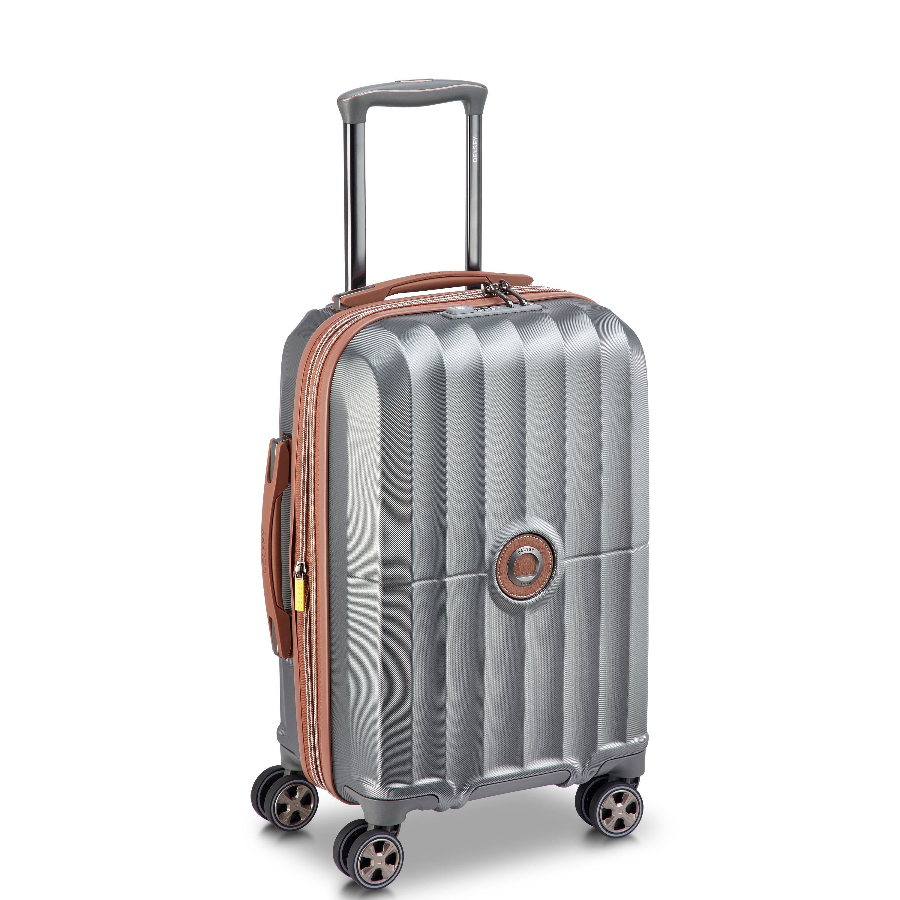 delsey-carrousel-2-kabinenkoffer-55-cm-silber image 2