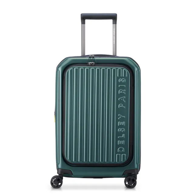 delsey-securitime-zip-kabinenkoffer-55-cm-deep-green image 1