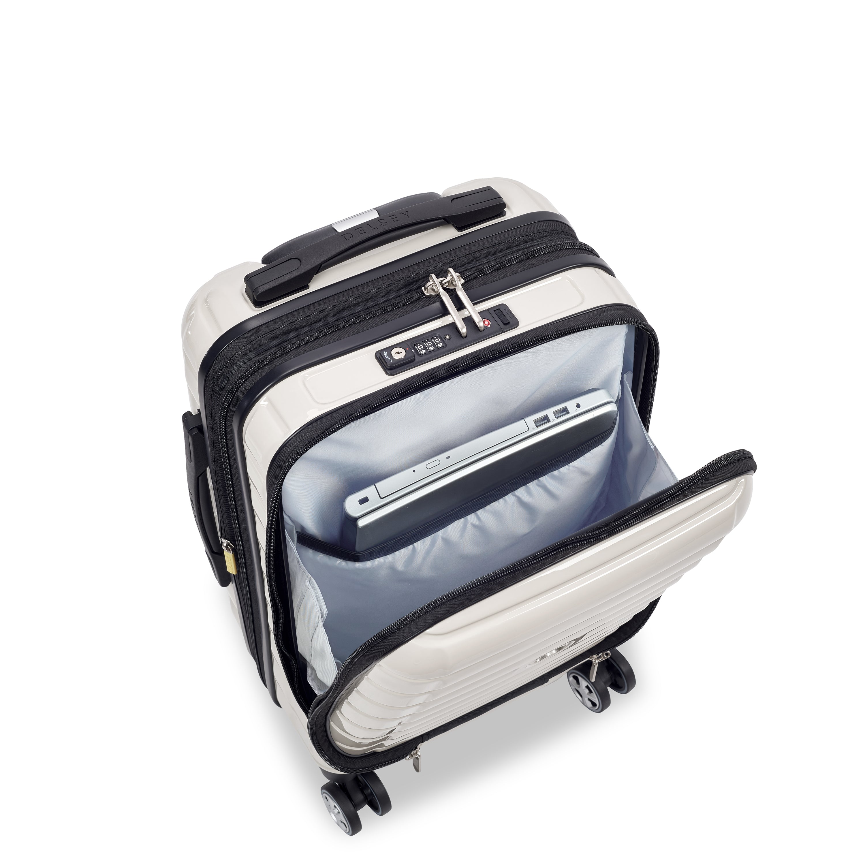 delsey-brochant-3-shadow-5-0-kabinenkoffer-55-cm-ivory image 8