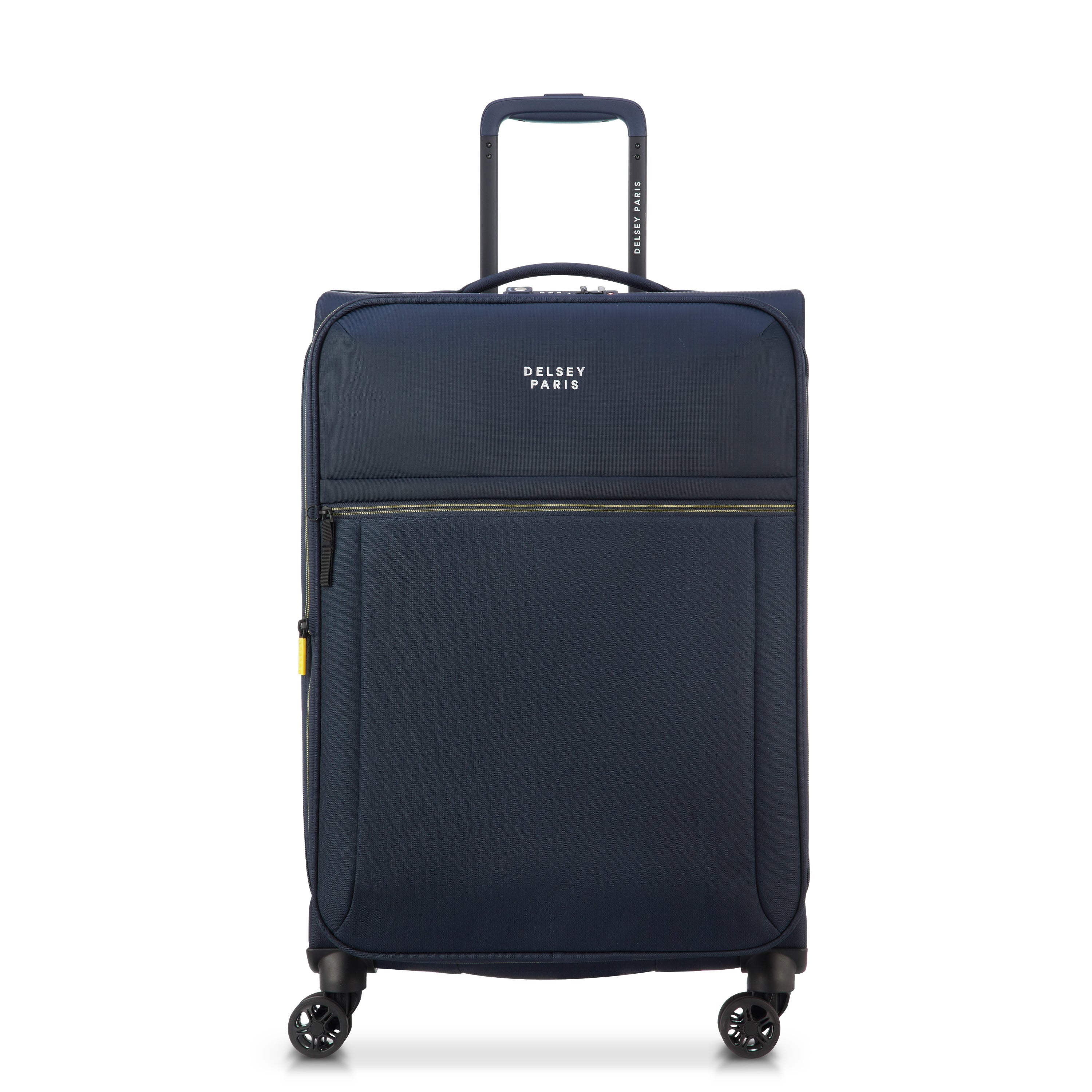 delsey-brochant-3-67-cm-reisekoffer-navy-erweiterbar image 1