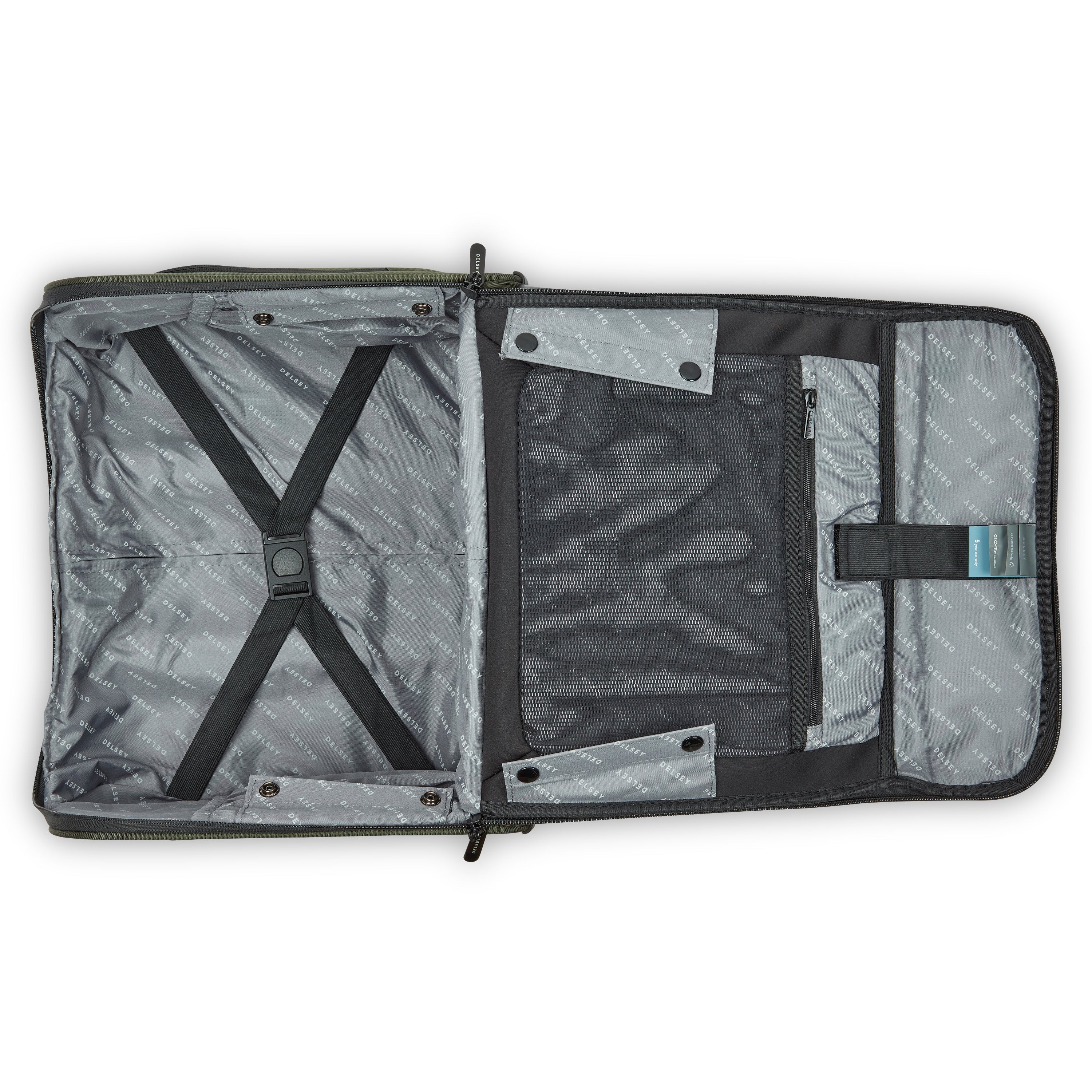 delsey-dlc-2-0-underseater-koffer-39-5cm-business-olive image 3