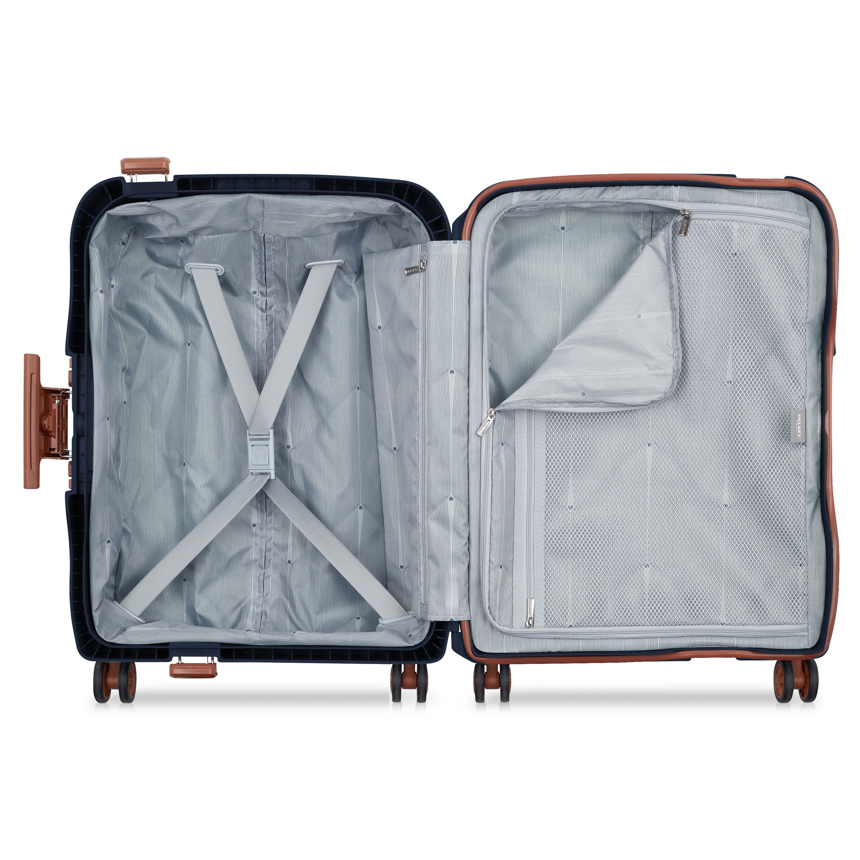 delsey-caumartin-plus-moncey-kabinenkoffer-55cm-ink-blue-trolley image 7